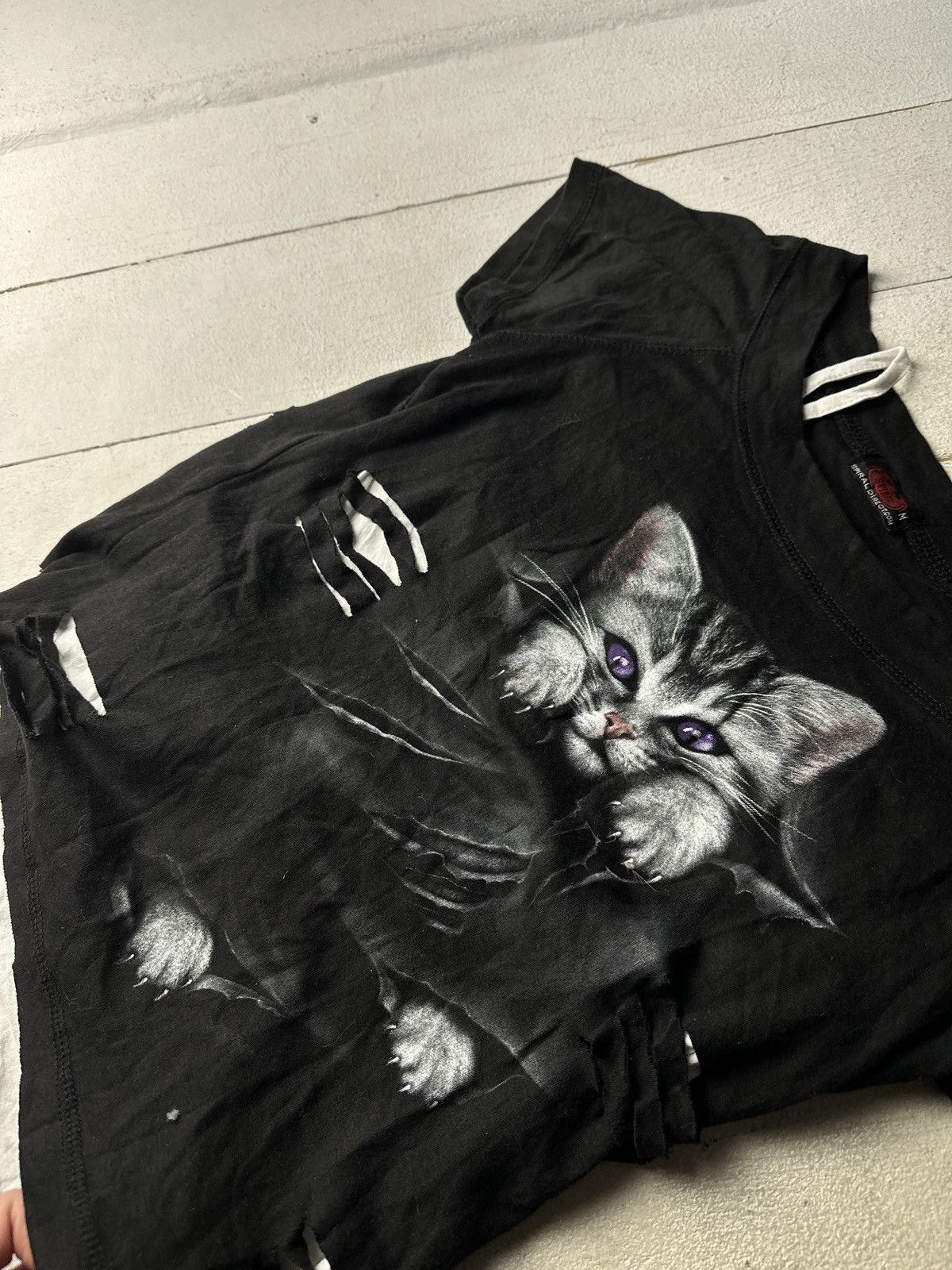 Other SPIRAL🚨 Y2K CATS RARE AVANTGARDE OPIUM TEE CAT KITTY Size M / US 6-8 / IT 42-44 - 5 Thumbnail