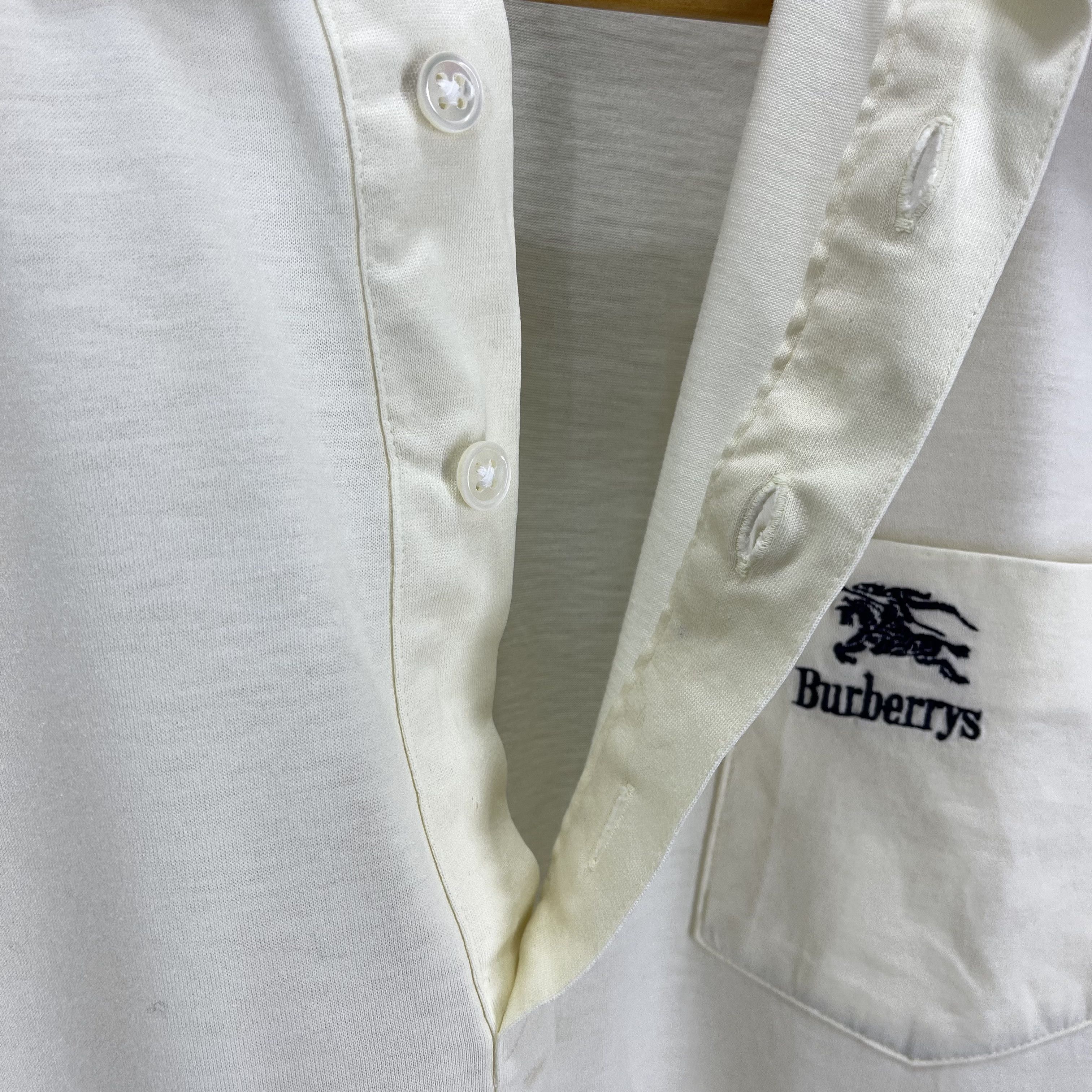 Burberry 90s Vintage BURBERRYS Turpan Cotton T Shirt #1485/AY Size US S / EU 44-46 / 1 - 4 Thumbnail