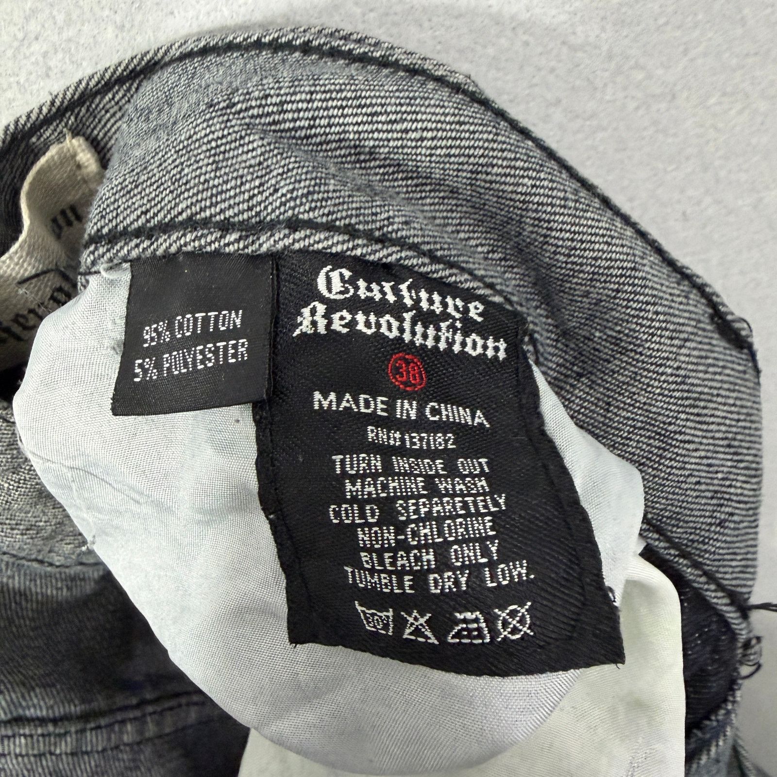 Vintage Vintage Culture Revolution Jeans 38x32 Baggy y2k Grunge Size US 38 / EU 54 - 4 Thumbnail