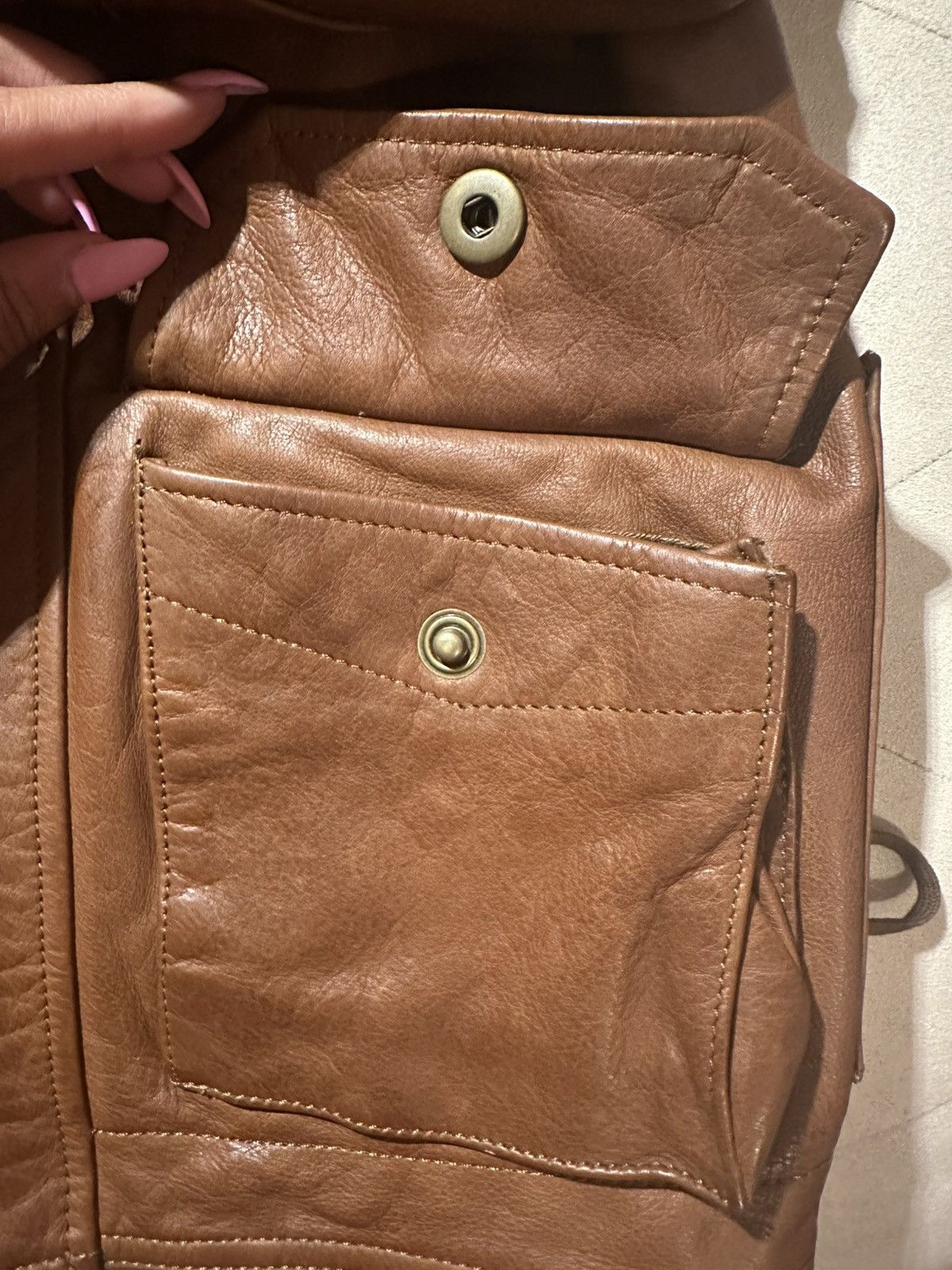 Ralph Lauren Vintage Ralph Lauren Genuine Leather Jacket Size M / US 6-8 / IT 42-44 - 5 Thumbnail