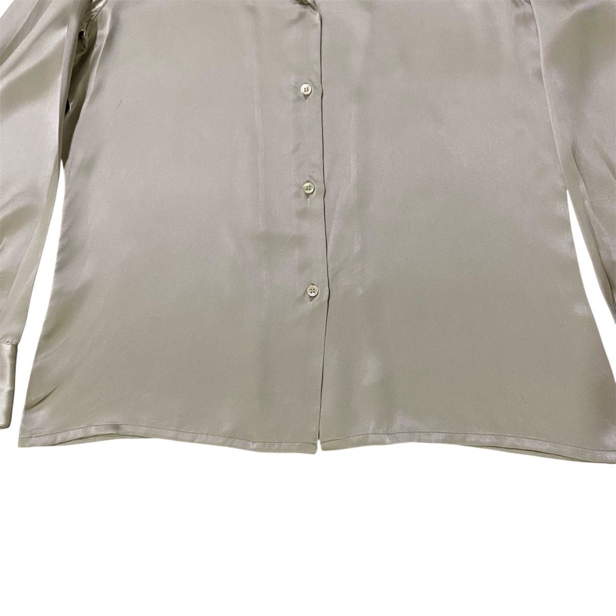 agnes b. ‼️LAST DROP‼️Agnès b Silk Blouse Vintage Minimalist Luxury Size S / US 4 / IT 40 - 5 Thumbnail