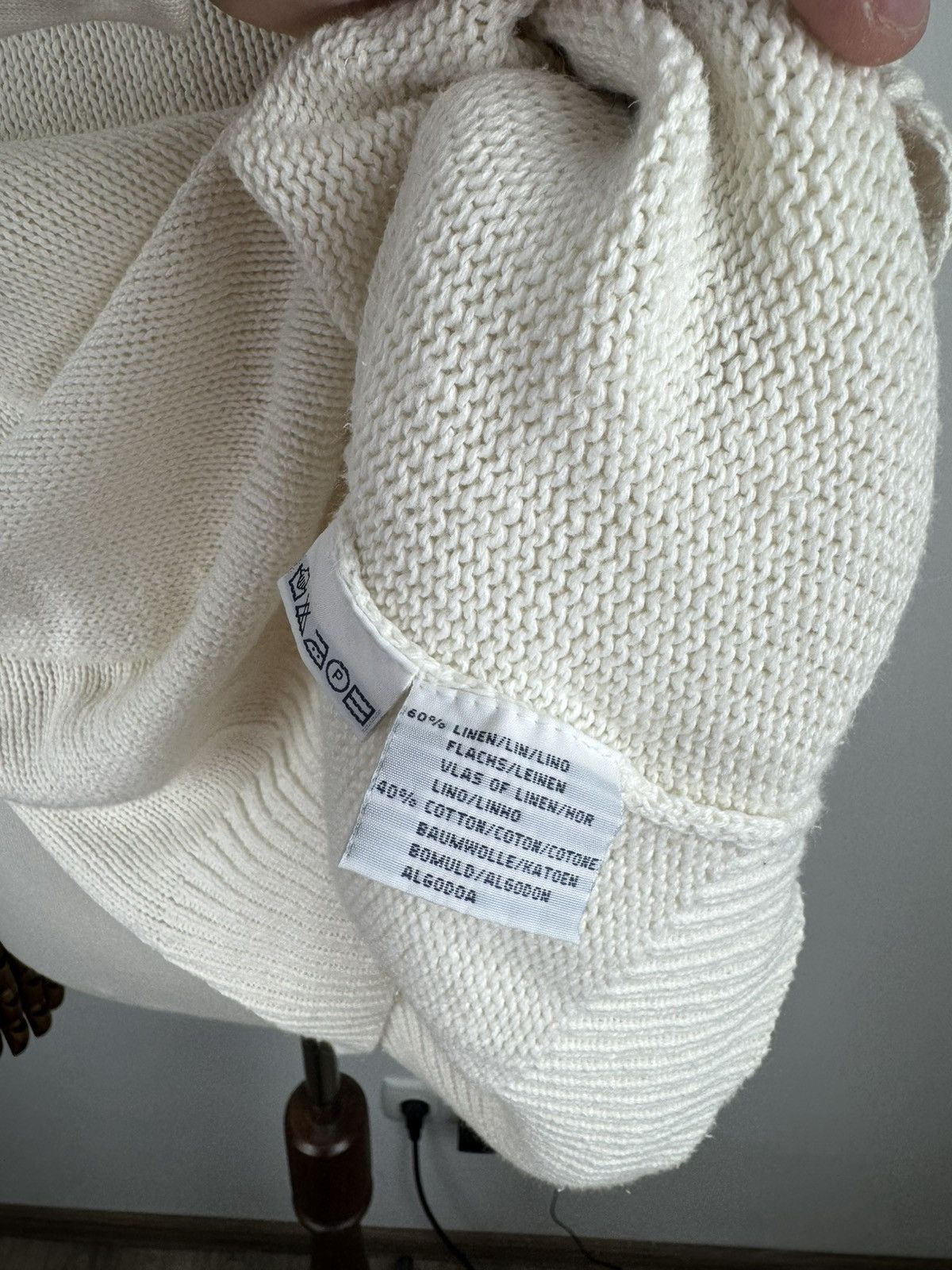 Polo Ralph Lauren × Vintage Vinatge Polo Ralph Lauren Linen/Cotton Vest Sweater Gilet Size US L / EU 52-54 / 3 - 6 Thumbnail