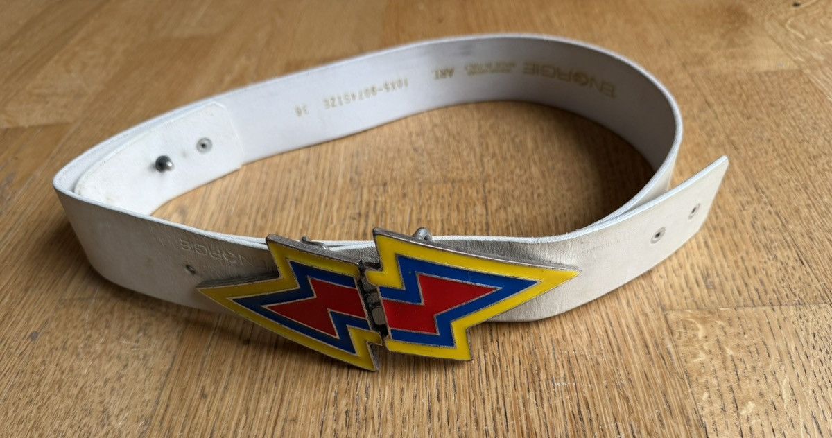 RAVE!!! ENERGIE Lightning Bolt Belt – 1990s Archive – Rare