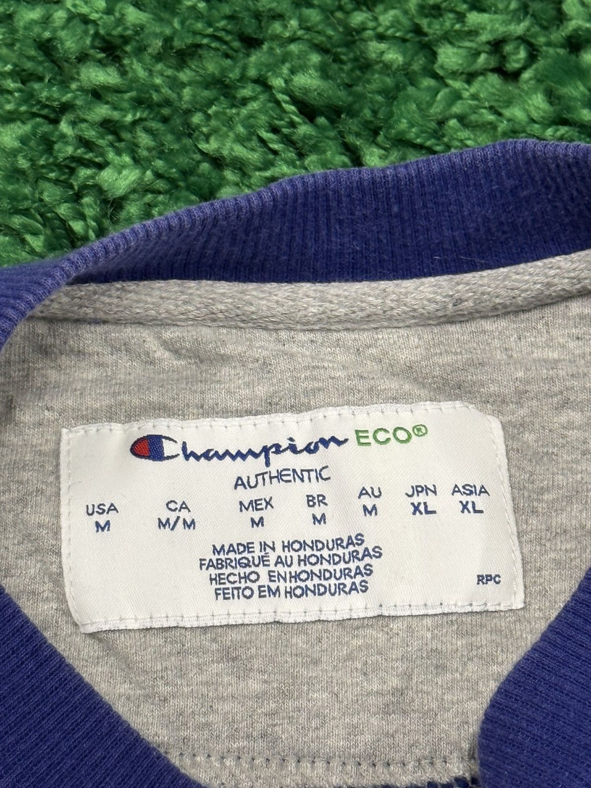 Champion × Vintage Vintage Blue Champion Embroidered Logo Sweatshirt Medium M Size US M / EU 48-50 / 2 - 4 Thumbnail