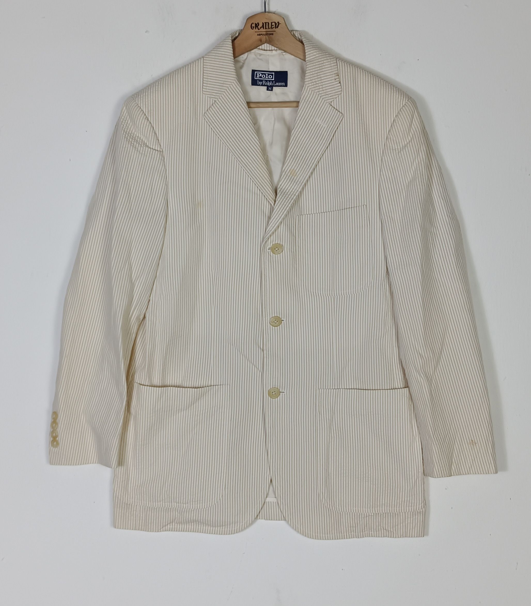 🔥Polo Ralph Lauren Hickory Stripe Blazer