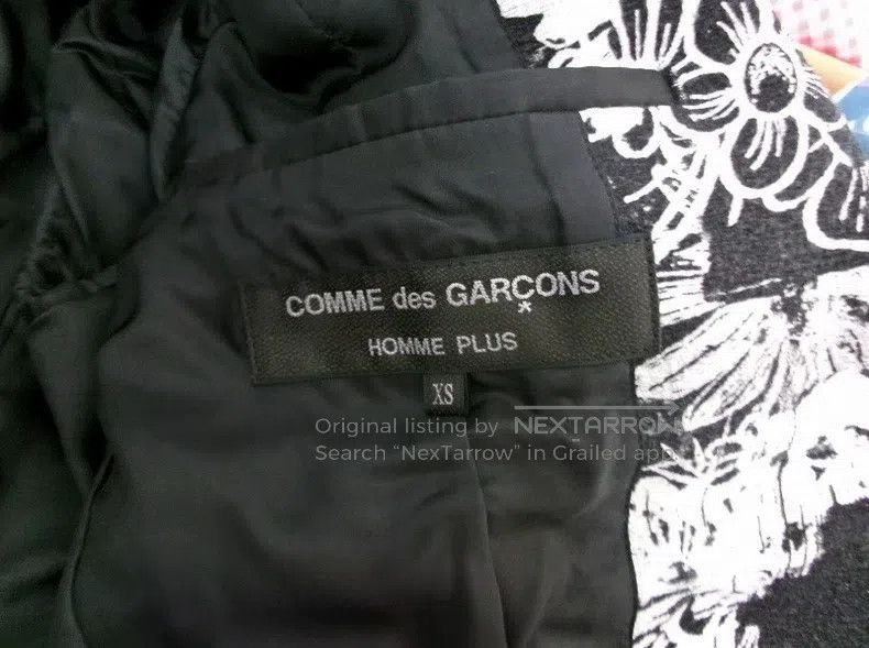 Comme des Garcons Comme Des Garcons Floral Irregular Jacket Size US XS / EU 42 / 0 - 5 Thumbnail