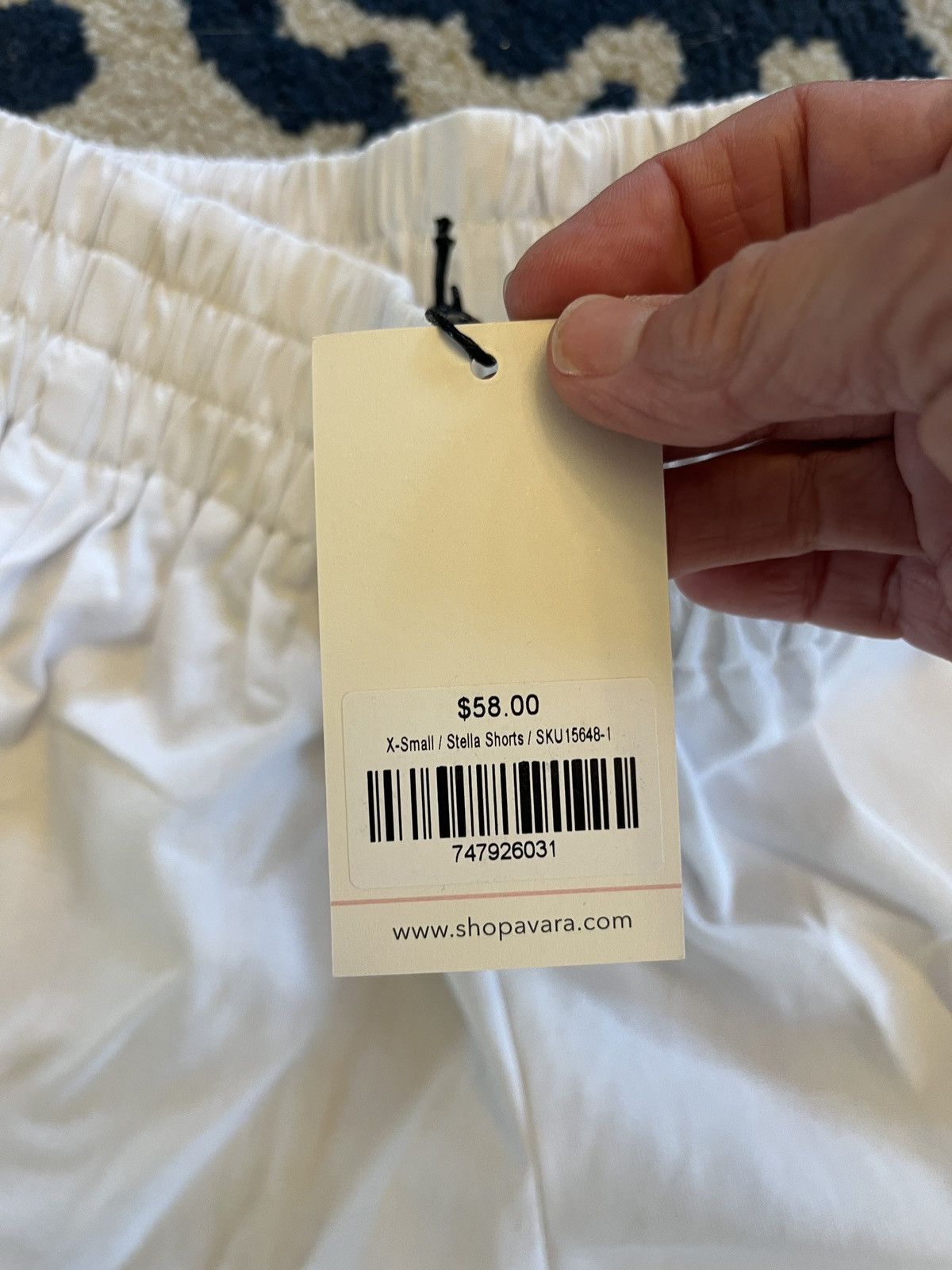 Other Avara Stella Pinch White Linen Cotton Shorts New XS Size 26" / US 2 / IT 38 - 2 Thumbnail