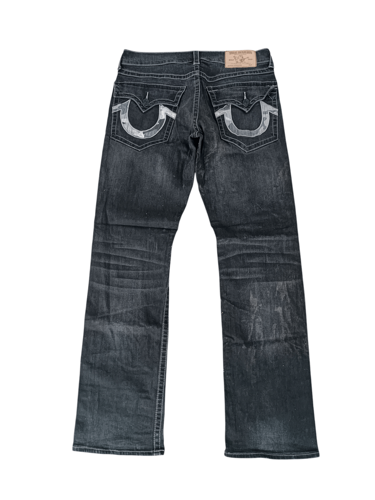 True Religion × Vintage RARE 🔥 True Religion ひ Camo Horseshore Straight Jeans Size US 34 / EU 50 - 2 Thumbnail