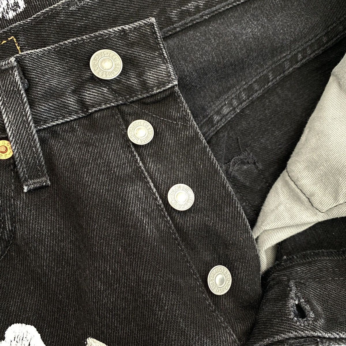 DENIM TEARS × Levi's Denim Tears x Levi’s (blk) Denim Pant Size US 28 / EU 44 - 19 Thumbnail