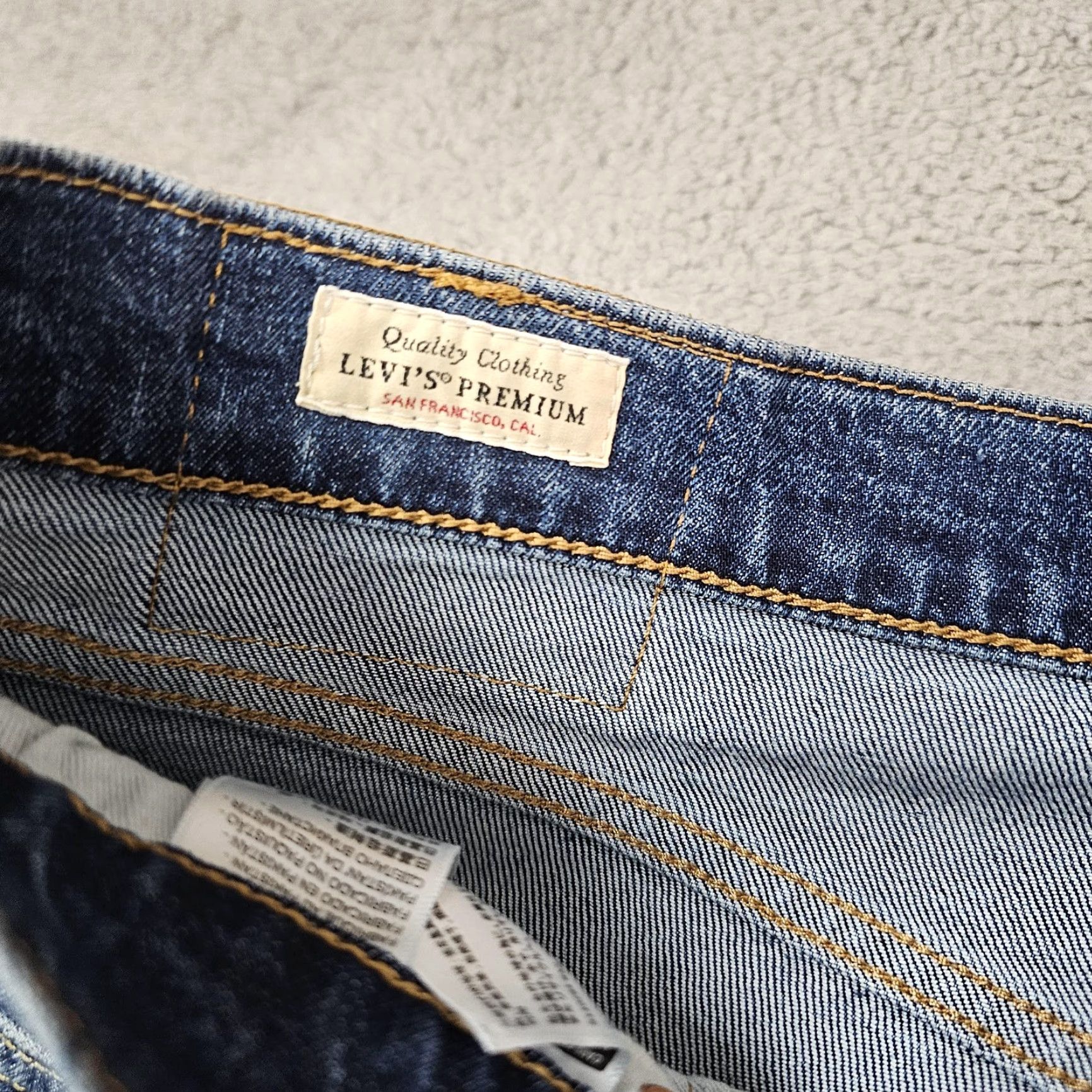 Levi's Levi's 502 Jeans 36x28 Blue Taper Fit Medium Wash Denim Mens Size US 36 / EU 52 - 3 Thumbnail