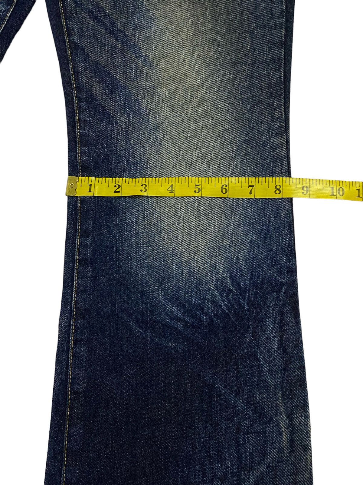 semanticdesign Semantic Design Flared Snakeskin Denim Pants Size US 34 / EU 50 - 9 Thumbnail