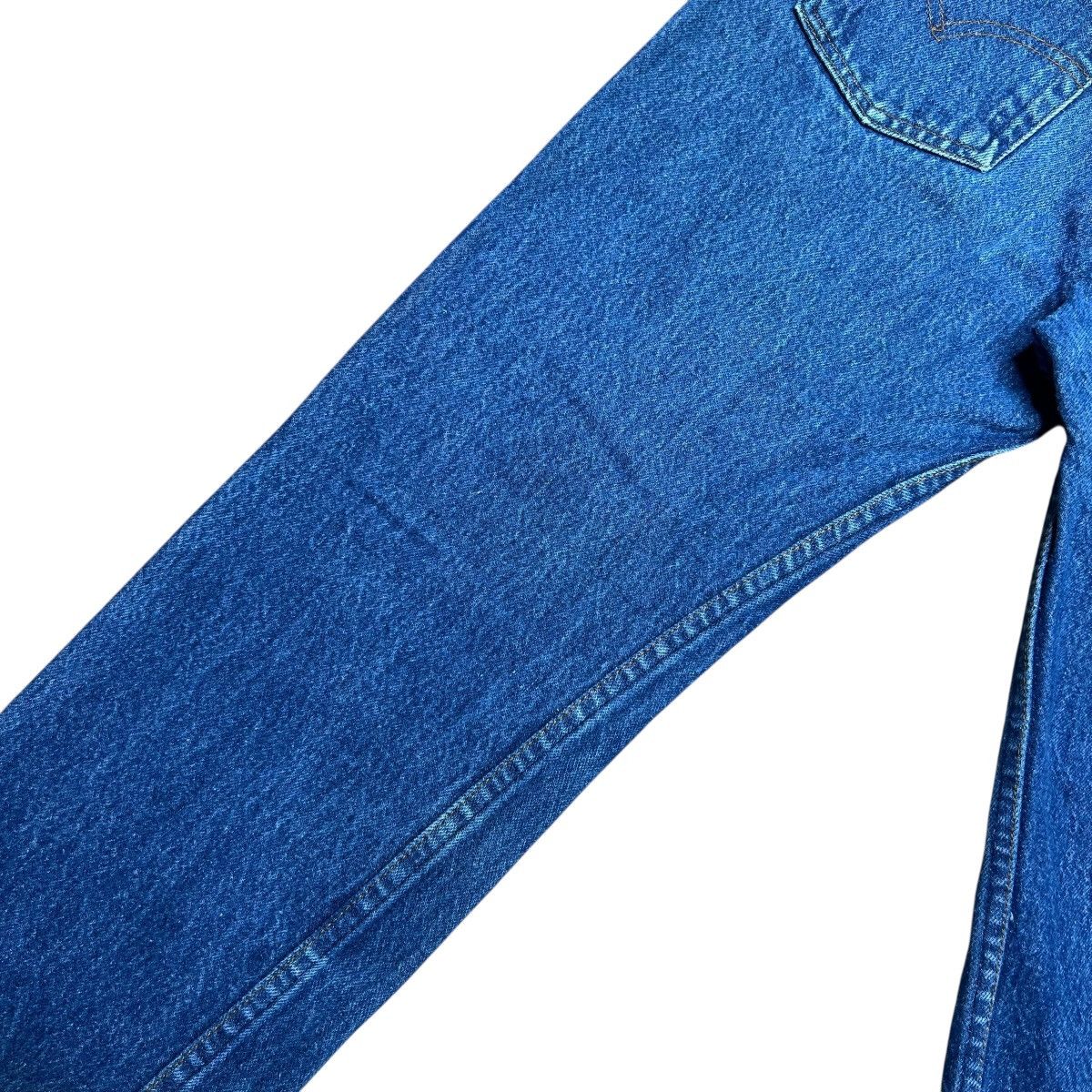 Levi's Vtg 1980s Levi’s 701 Button Fly Student USA Blue Denim Pants Size 25" / US 0 / IT 36 - 14 Thumbnail
