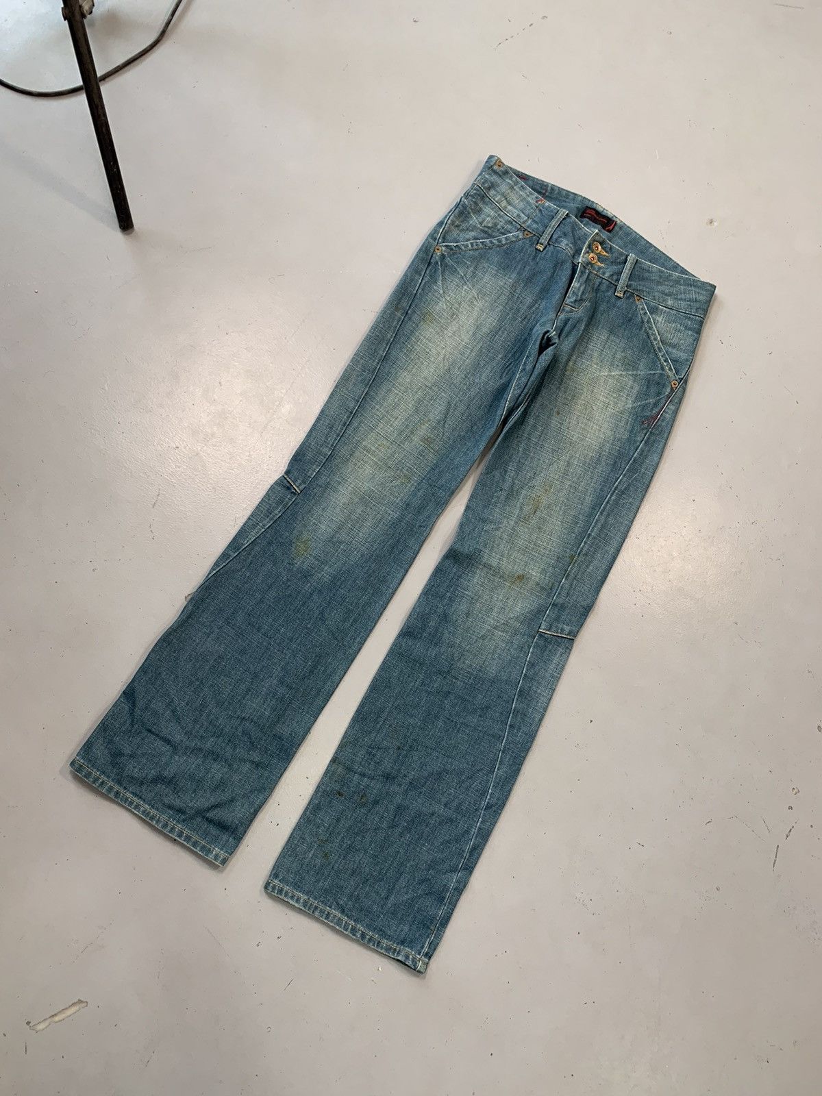Levi's Rare vintage levis baggy boot denim pants Size 30" / US 8 / IT 44 - 2 Thumbnail