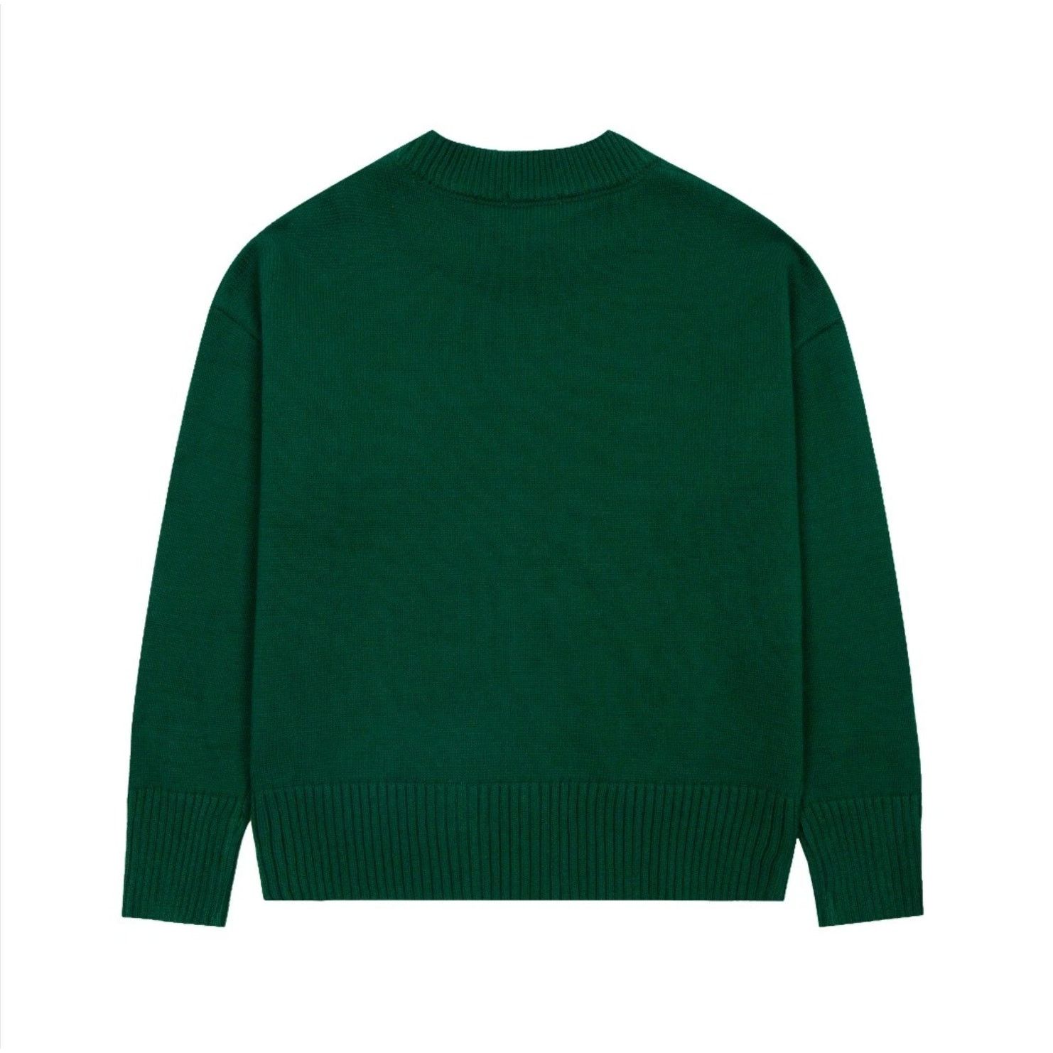 AMI AMI Alexandre Mattiussi Green Oversize Ami De Coeur Sweater Size US L / EU 52-54 / 3 - 4 Thumbnail