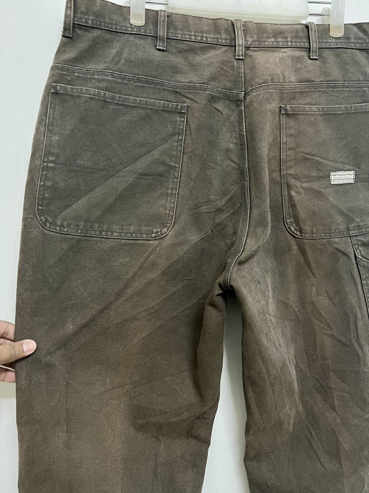 Polo Ralph Lauren × RRL Ralph Lauren × Vintage VINTAGE FLARED RECONSTRUCTED POLO RL CARPENTER ARMY UTILITY Size US 36 / EU 52 - 17 Thumbnail