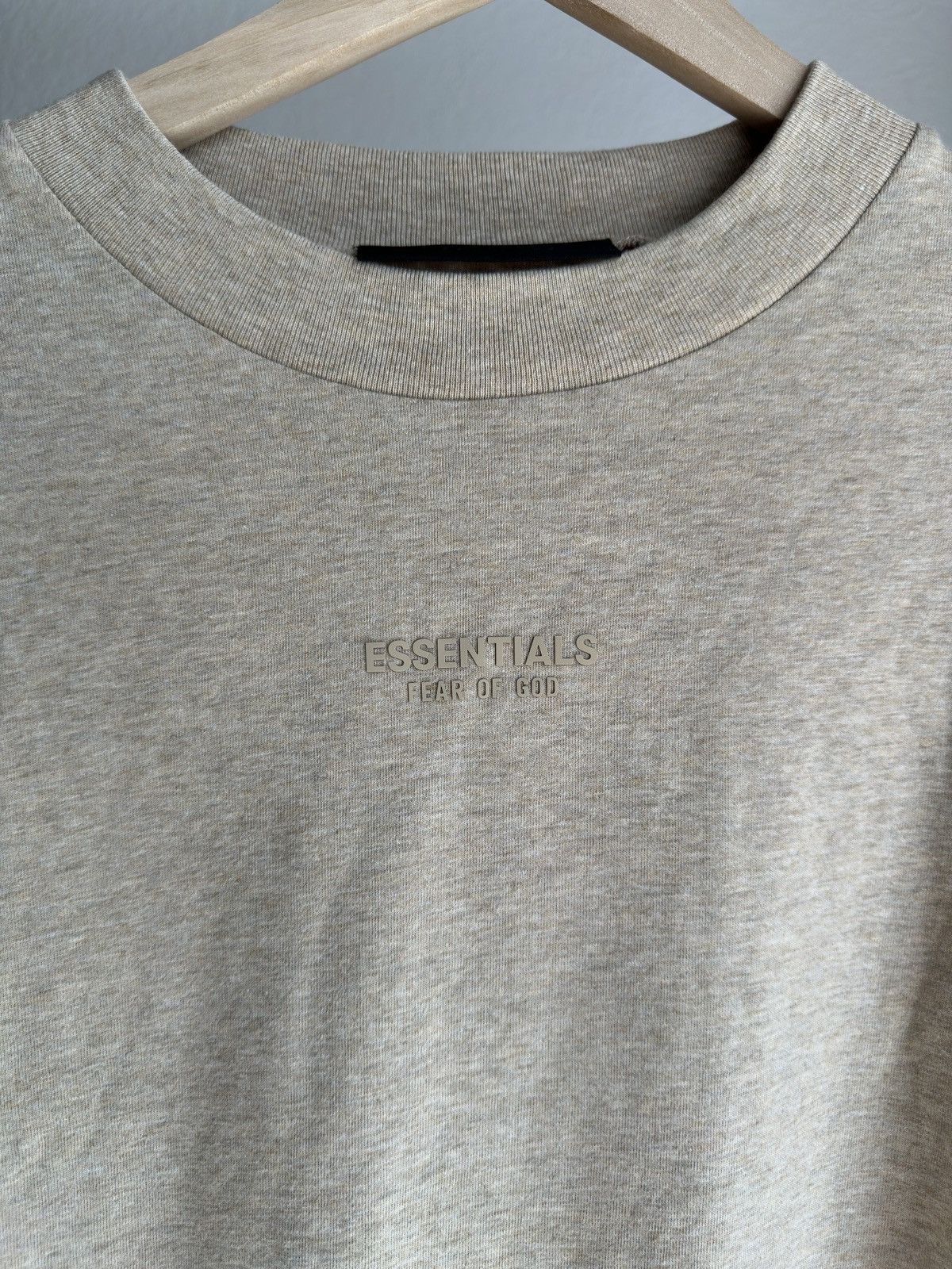 Essentials Essentials Fear of God Long Sleeve Shirt Gold Heather Beige Size US L / EU 52-54 / 3 - 3 Thumbnail