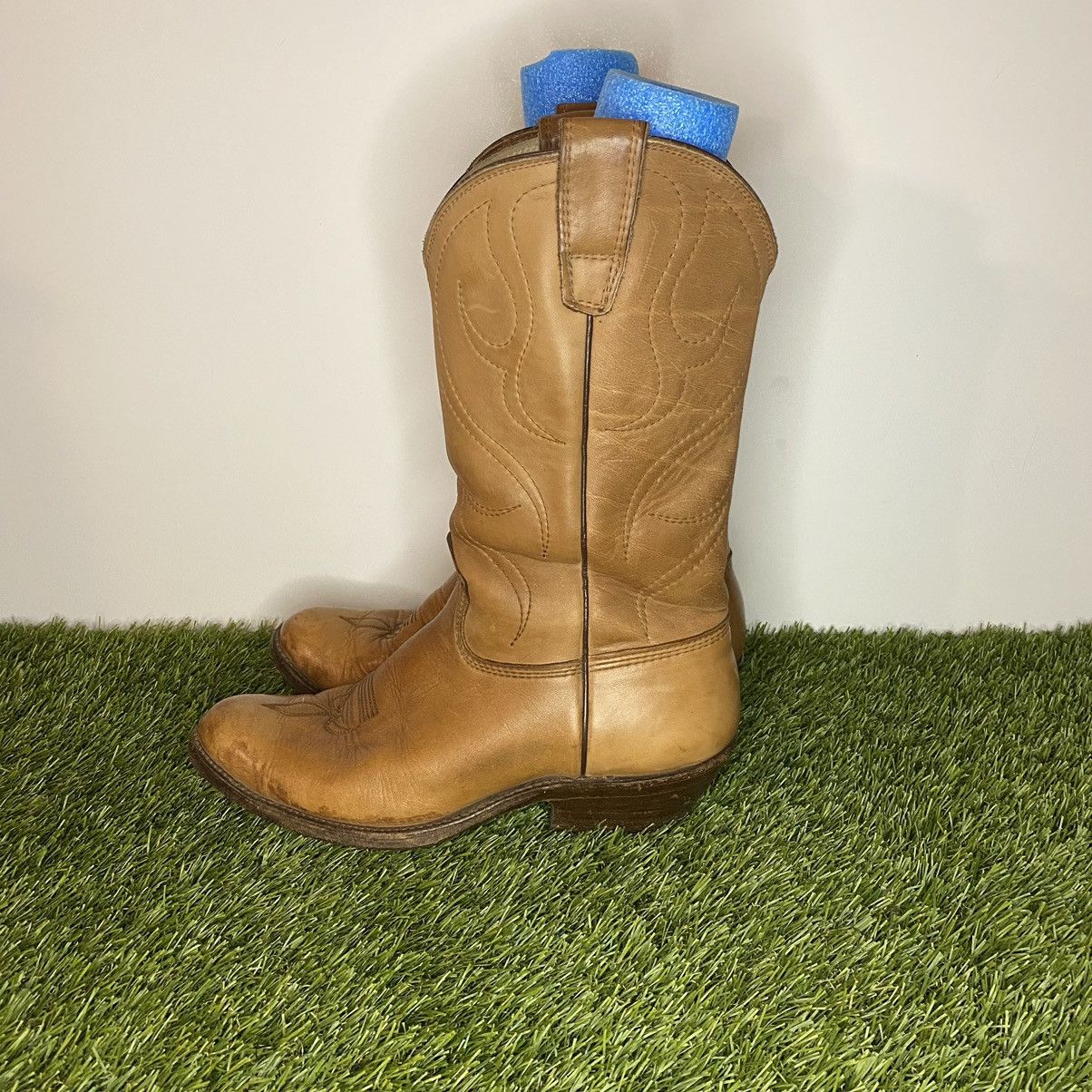 Vintage 1977 Stewart Co. Boots Hand Made in USA Cowboy Boots Size US 9 / EU 42 - 3 Thumbnail