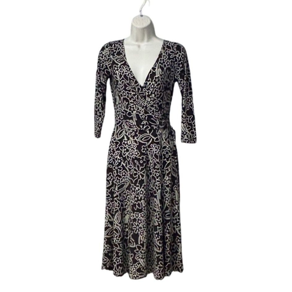 Other London Times Floral Surplice Neckline/backline dress with 3/ Size S / US 4 / IT 40 - 10 Thumbnail