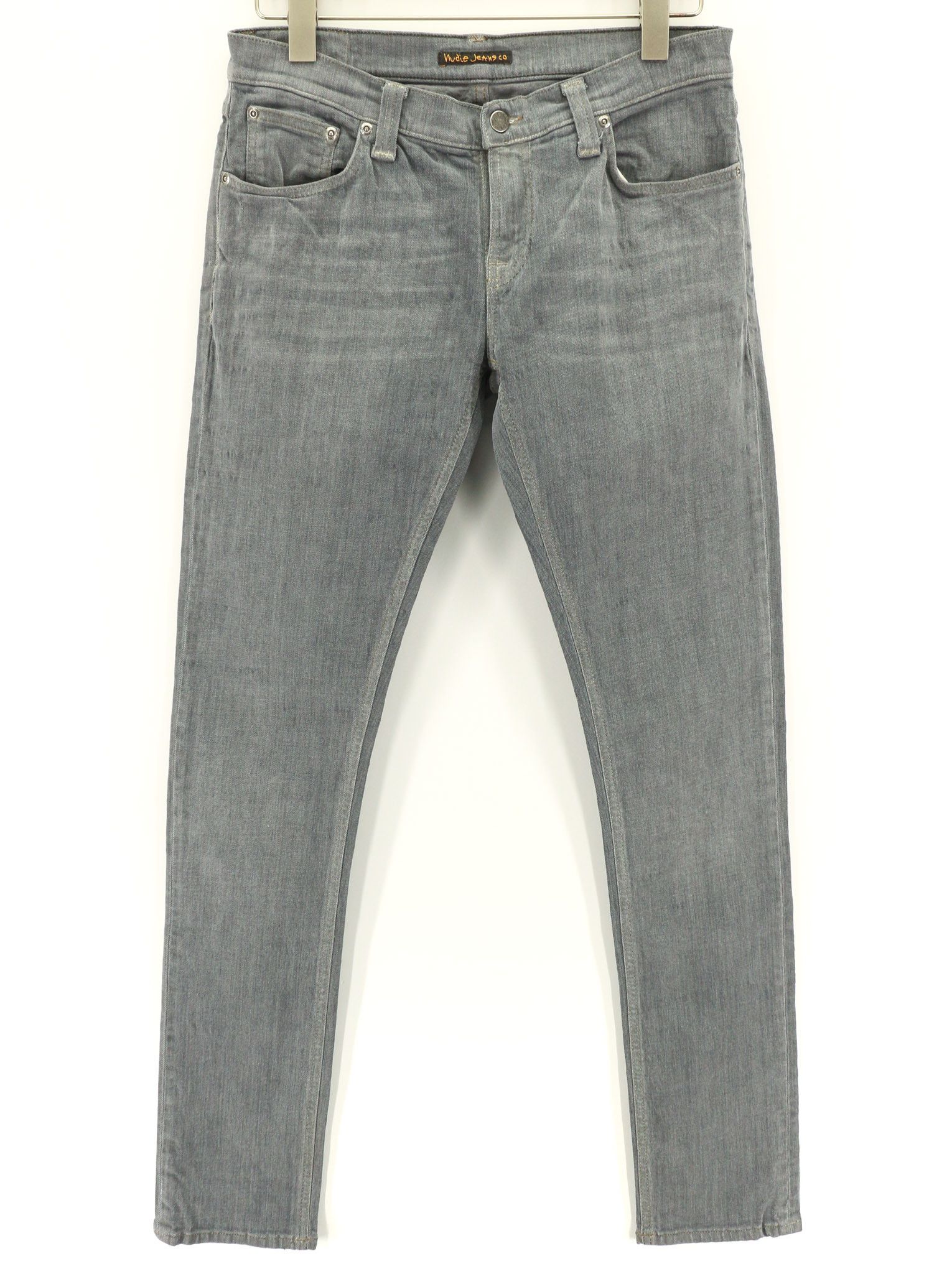 Nudie Jeans TIGHT LONG JOHN W31/L34 Organic Charcoal Slim Fit 80669 Size US 31 - 1 Thumbnail