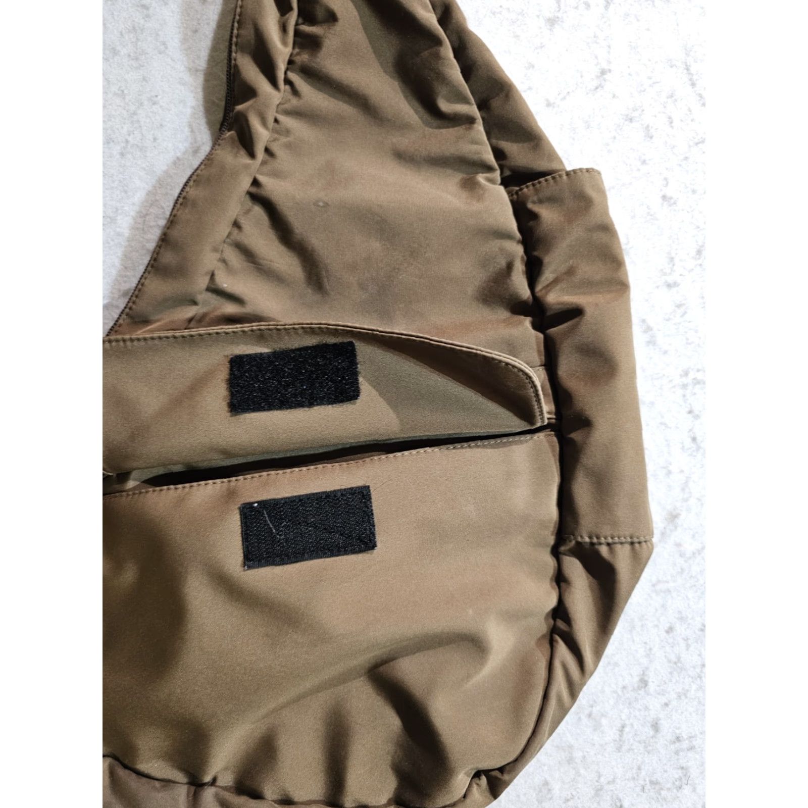 Vintage VINTAGE AmeriBag Healthy Brown Green Nylon Sling Bag Multiple Pockets Adjustable Size ONE SIZE - 7 Thumbnail