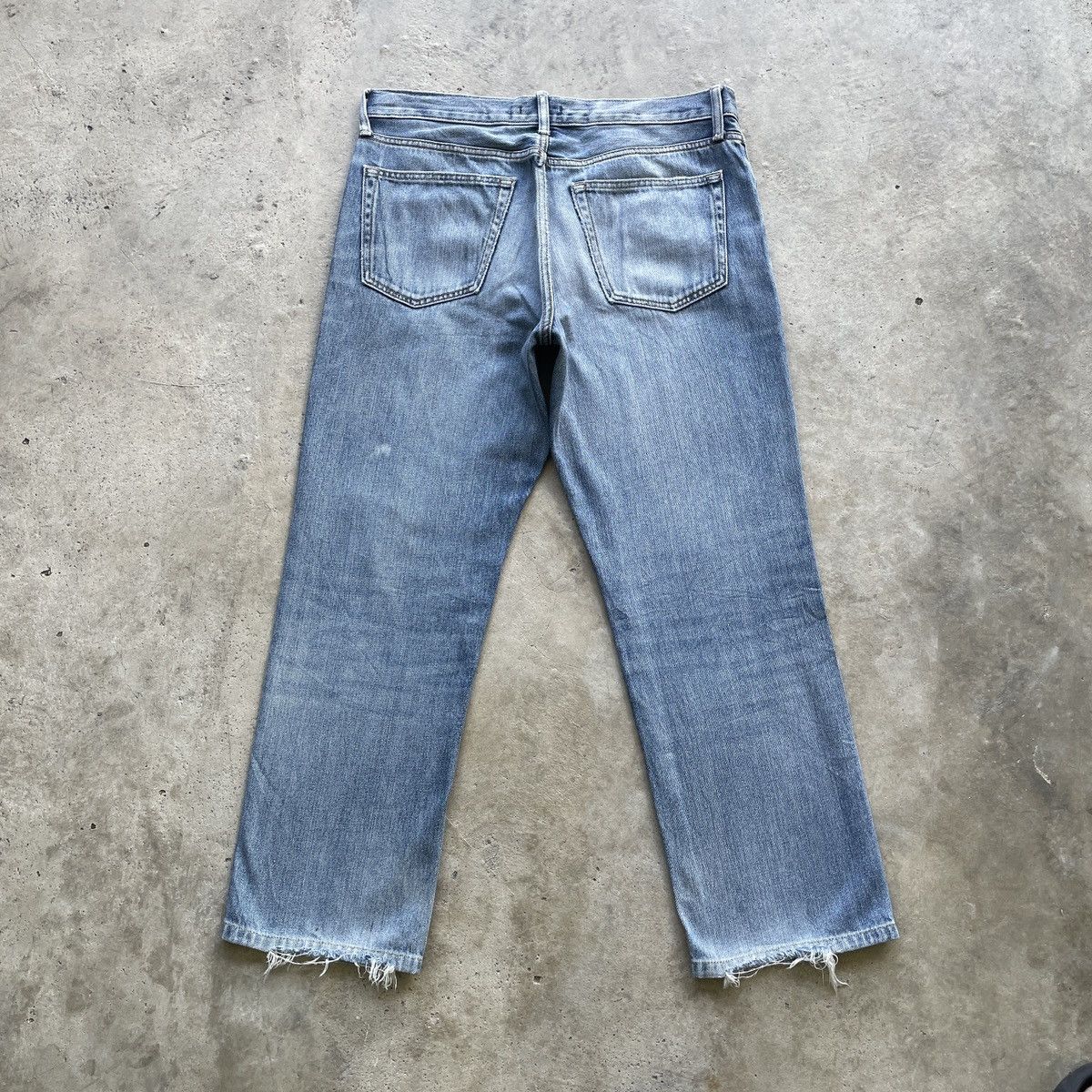 Japanese Brand Vintage Japanese Distressed Faded Jeans Denim Pants W34 Size US 34 / EU 50 - 10 Thumbnail