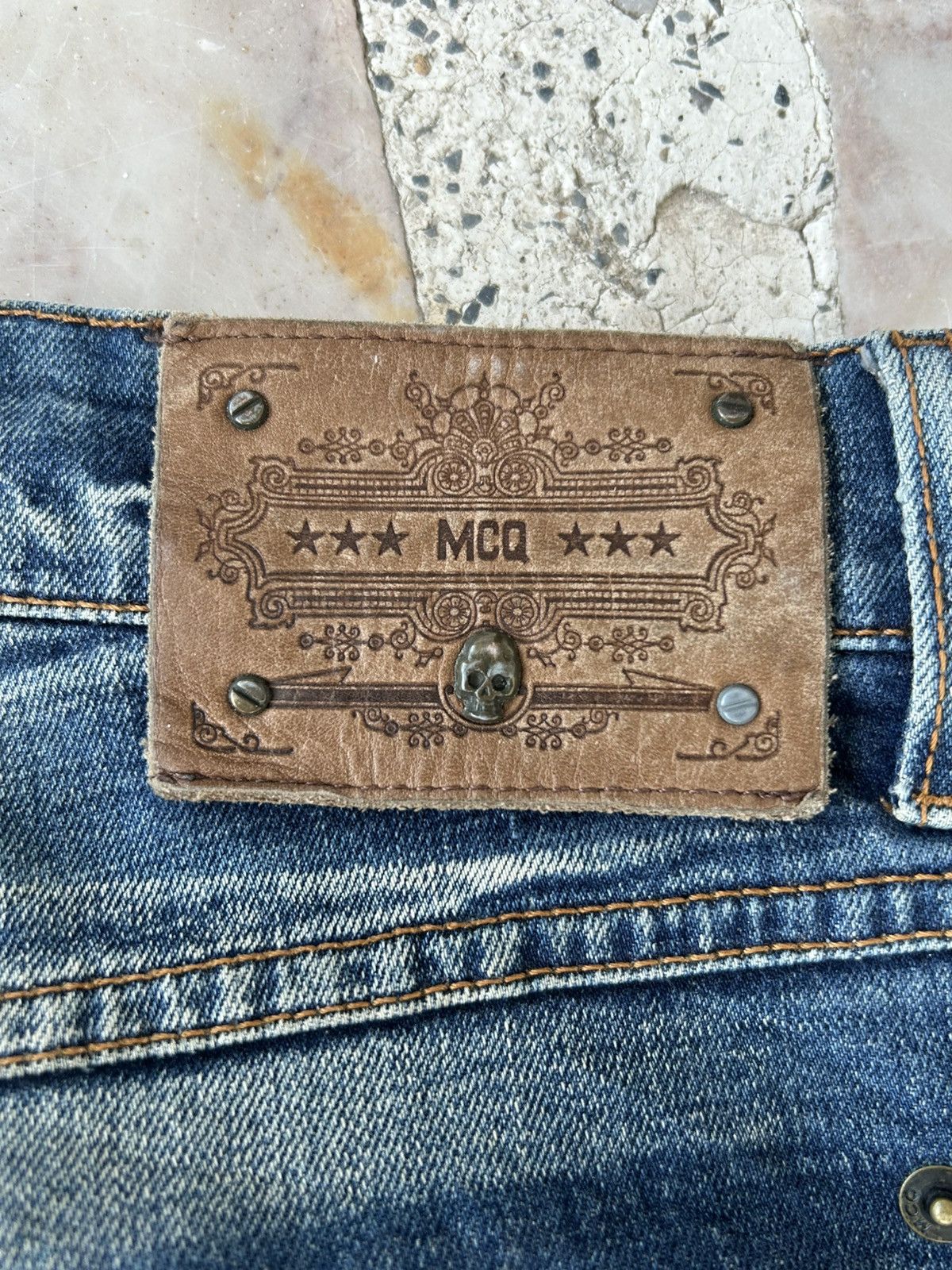 MCQ Alexander Mcqueen Vintage Swallow Pocket Jeans Size US 34 / EU 50 - 13 Thumbnail