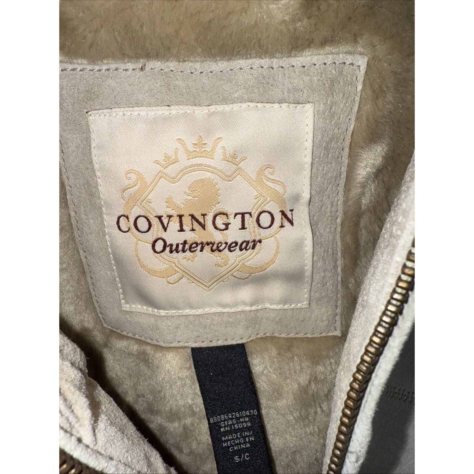 Covington Covington Leather Parka Coat Jacket Fur Womens Small Beige Size S / US 4 / IT 40 - 4 Thumbnail