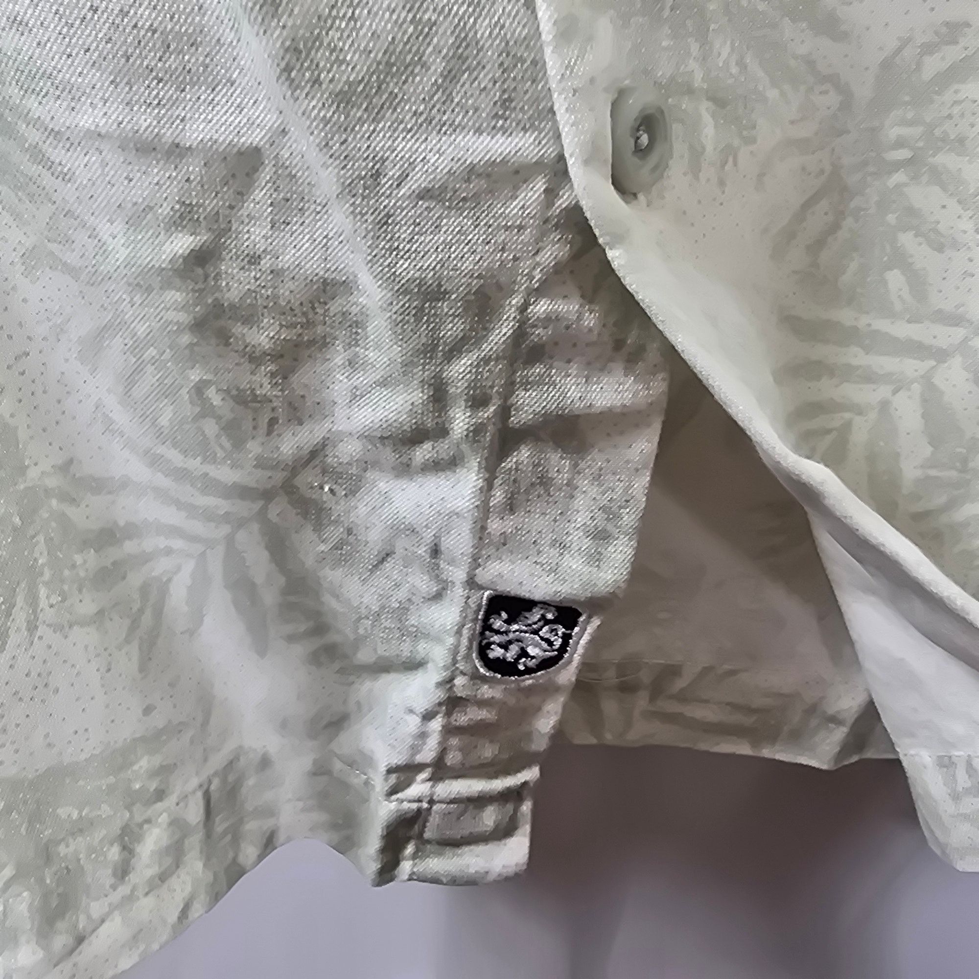 Nat Nast Nat Nast Silk Blend Green Palm Leaves Button-up Shirt XL Size US XL / EU 56 / 4 - 4 Thumbnail