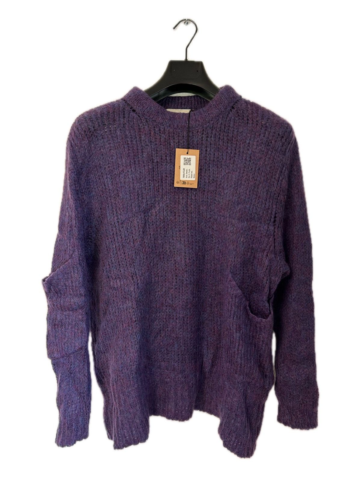 Acne Studios 2012 Oversized Mohair Knit Purple Size US S / EU 44-46 / 1 - 1 Thumbnail