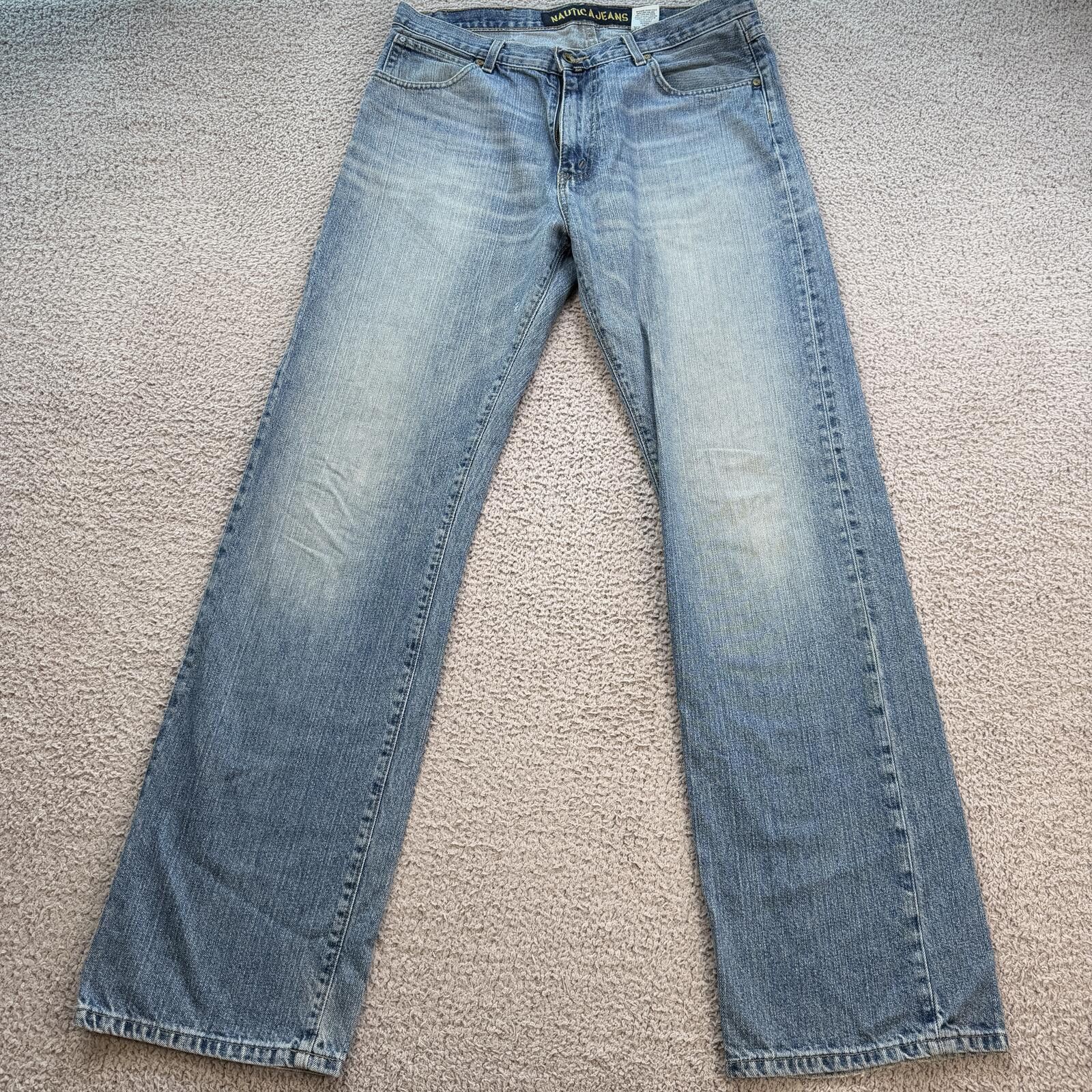Nautica Vintage Nautica Jeans Co Blue Denim Jeans 34x34 Relaxed Fit Size US 34 / EU 50 - 1 Thumbnail