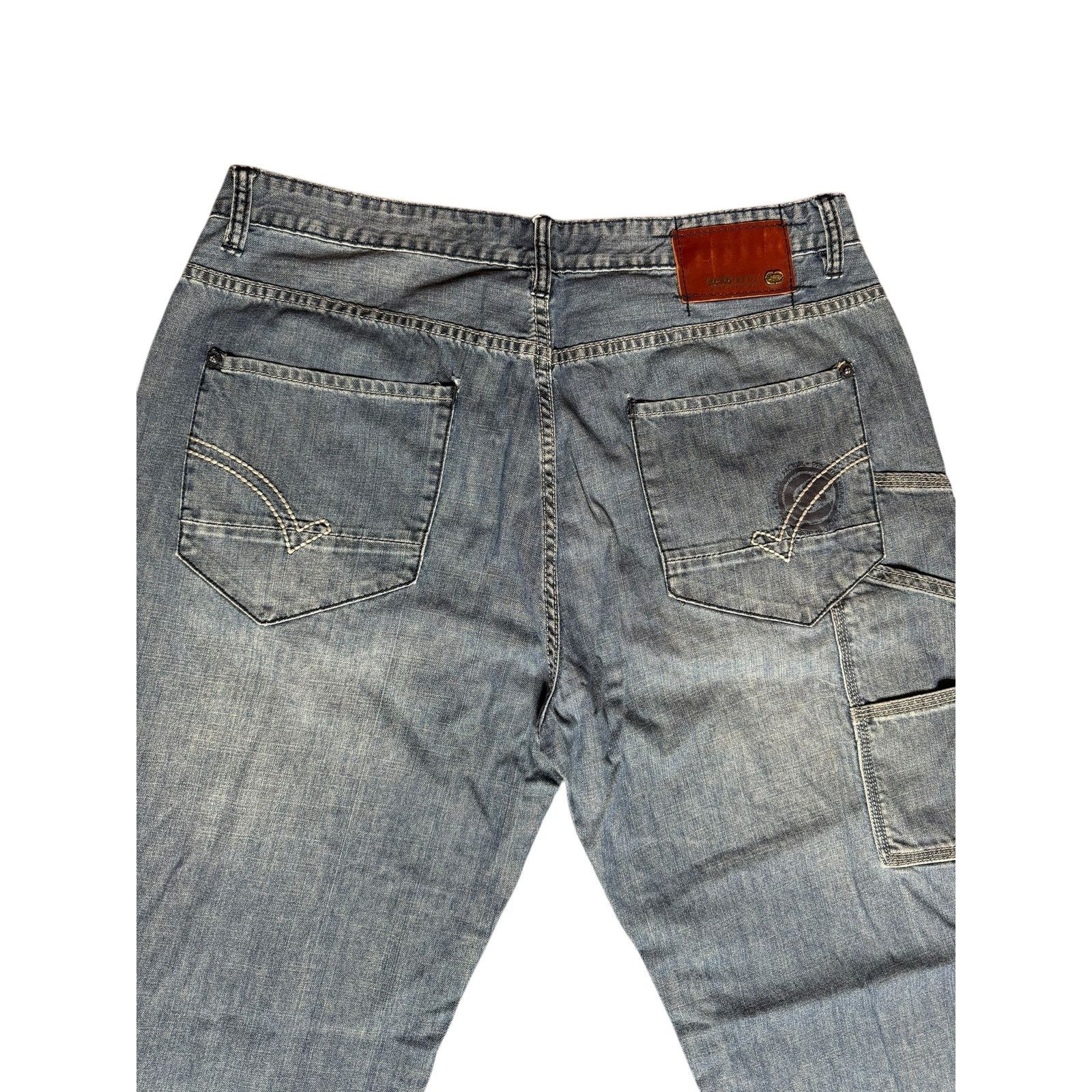 Ecko Unltd. × Vintage Vintage Y2k Ecko Unltd Baggy Denim Jeans Size 38x30 Size US 38 / EU 54 - 4 Thumbnail