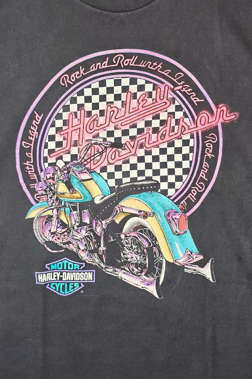 Harley Davidson 1993 Harley-Davidson “Rock & Roll with a Legend” - Holoubek Size US XL / EU 56 / 4 - 3 Thumbnail