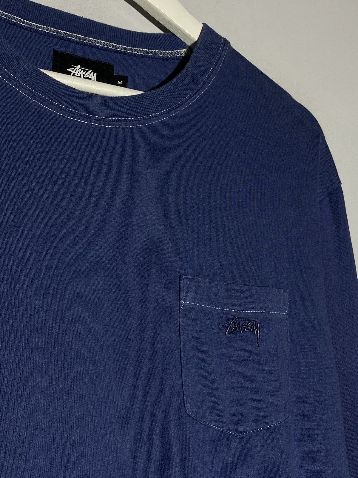 Stussy Stussy Contrast Stitched Chest Pocket Logo Long Sleeve Tee Size US M / EU 48-50 / 2 - 4 Thumbnail
