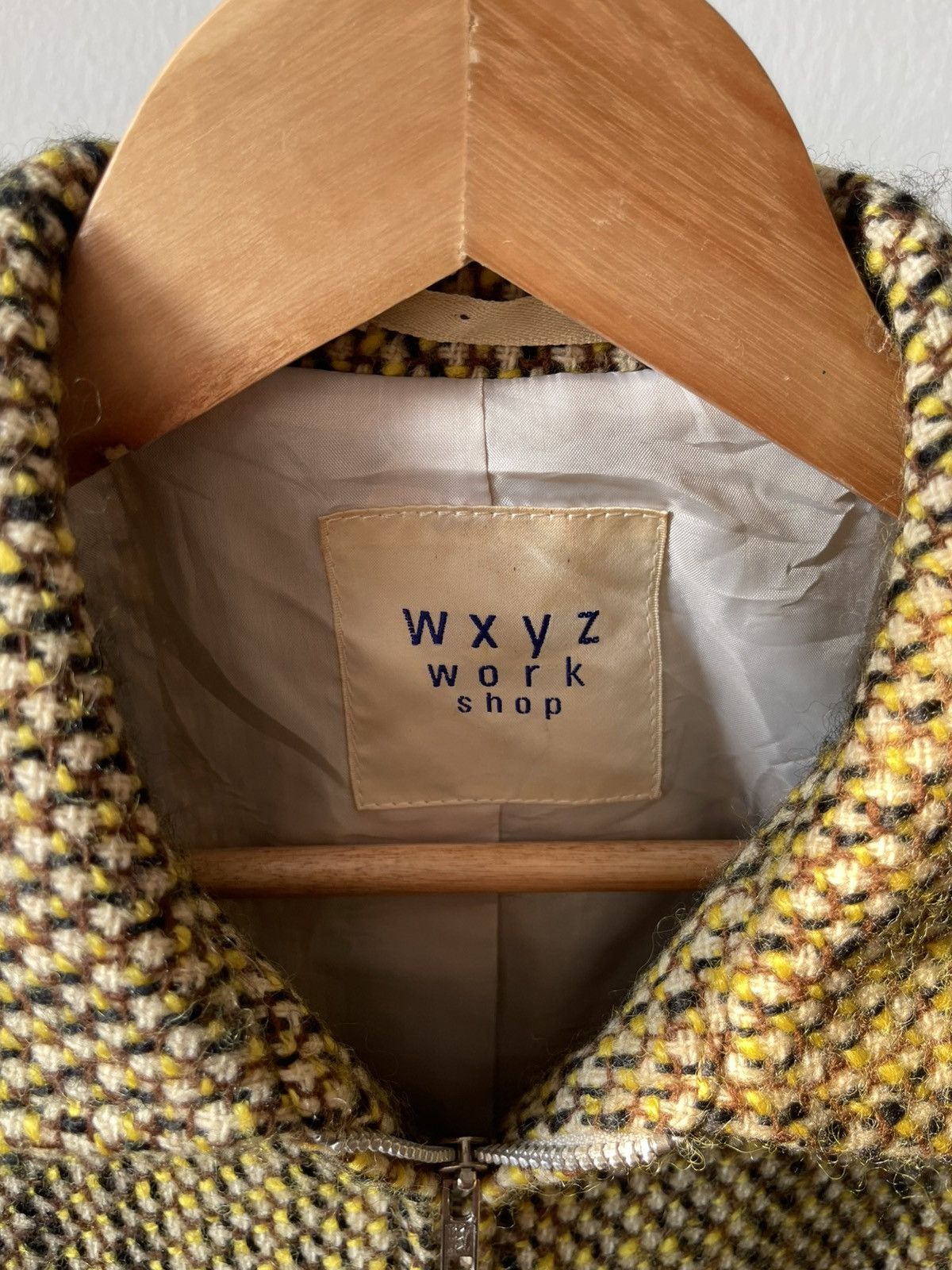 Y's × Y's for Men × Yohji Yamamoto 90s Yohji Yamamoto Wxyz WorkShop Zip Crop Jacket Size S / US 4 / IT 40 - 8 Thumbnail