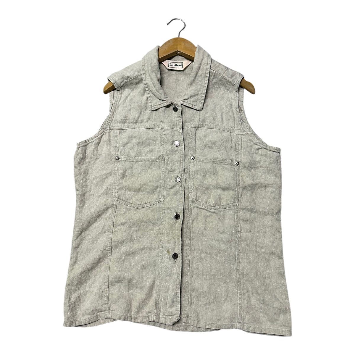 L.L. Bean Vintage LLbean linen vest Size M / US 6-8 / IT 42-44 - 1 Thumbnail