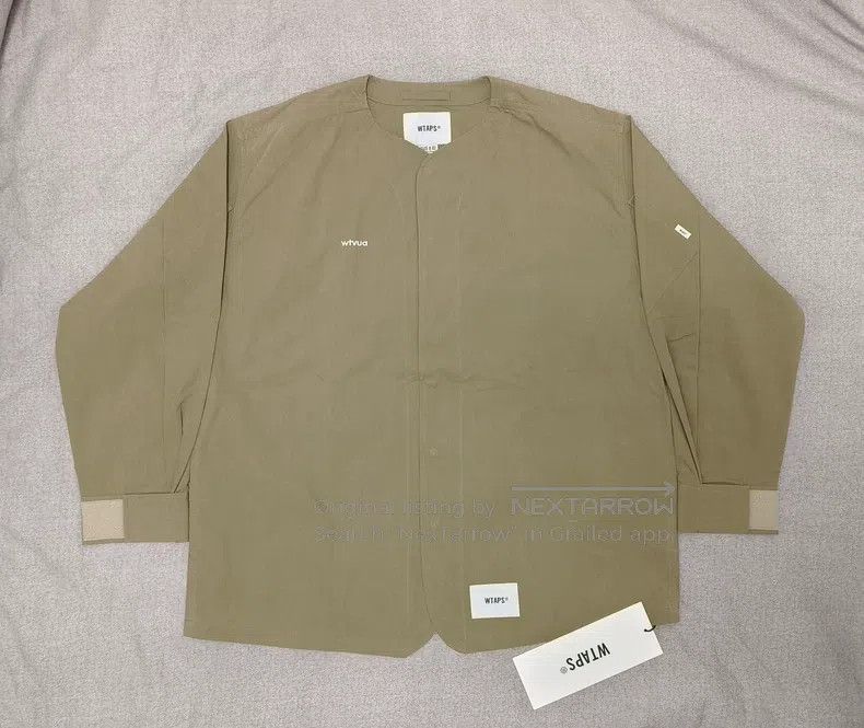 Wtaps Wtaps Embroidered Bone Long Sleeve Shirt Jacket Size US M / EU 48-50 / 2 - 1 Thumbnail