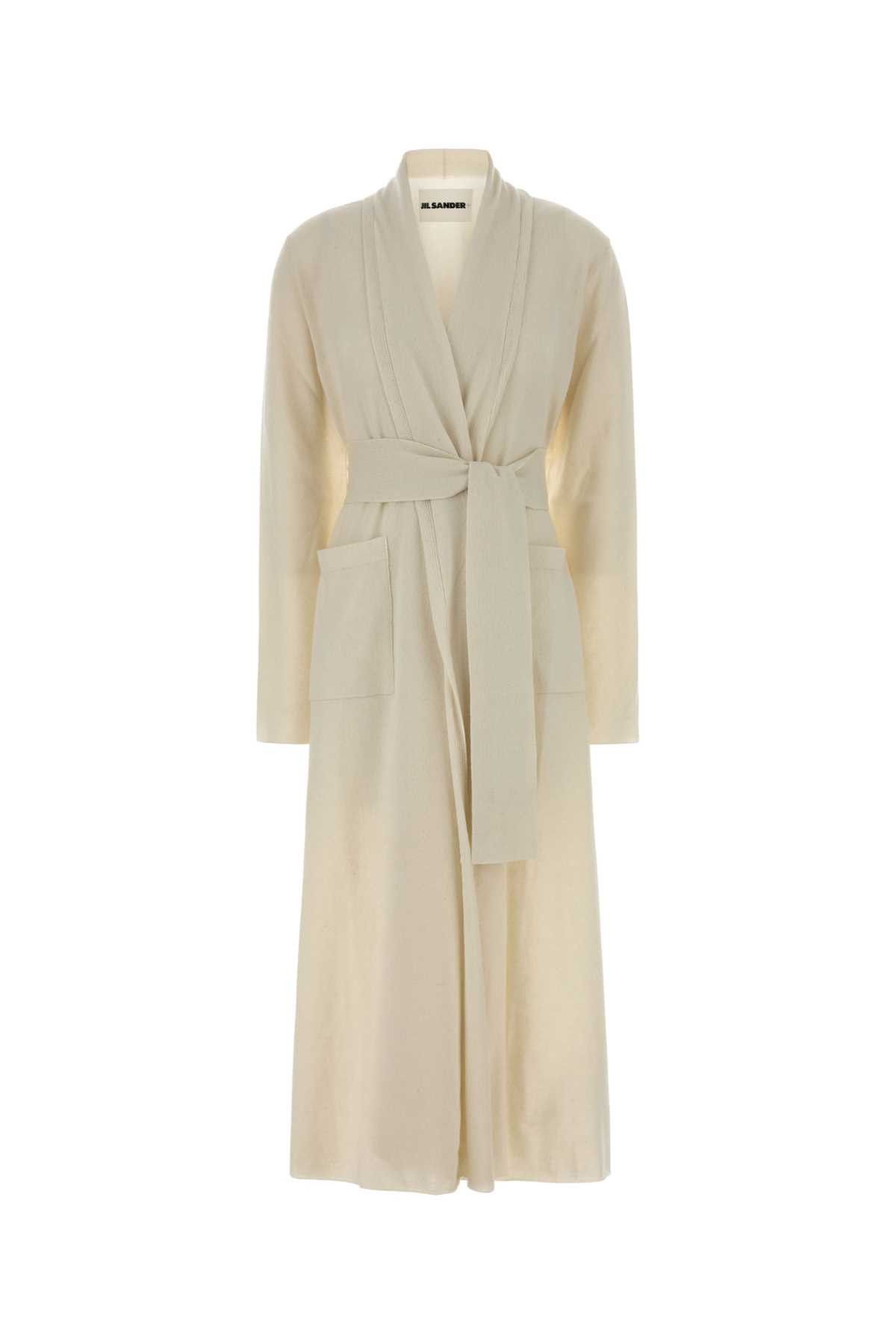 Jil Sander Ivory Cashmere Cardigan Size S / US 4 / IT 40 - 1 Thumbnail
