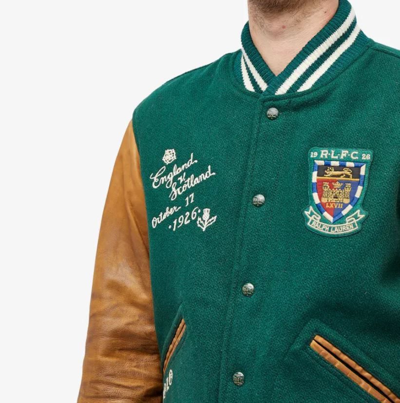 Polo Ralph Lauren Polo Ralph Lauren Wool-Blend Patch Varsity Jacket 2XL Size US XXL / EU 58 / 5 - 5 Thumbnail