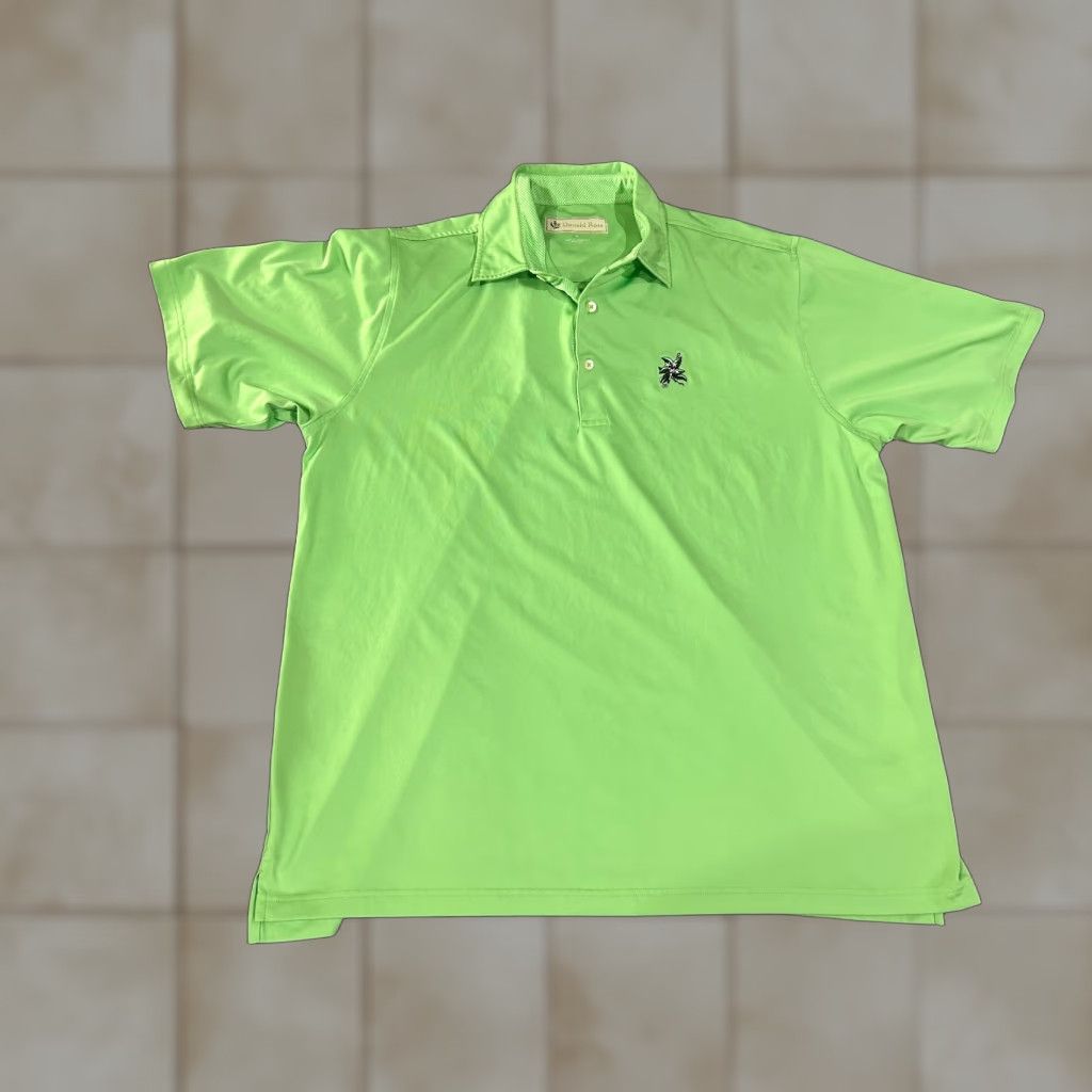 Vintage Donald Ross polo shirt Mens XL green golf performance Polo Short Sleeve Sport Shirt Size US XL / EU 56 / 4 - 1 Thumbnail
