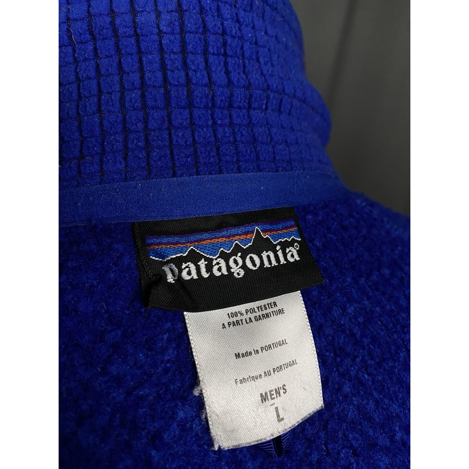 Patagonia Patagonia Deep Pile Men's Blue Full Zip Fleeced Sweater Size Size US L / EU 52-54 / 3 - 9 Thumbnail