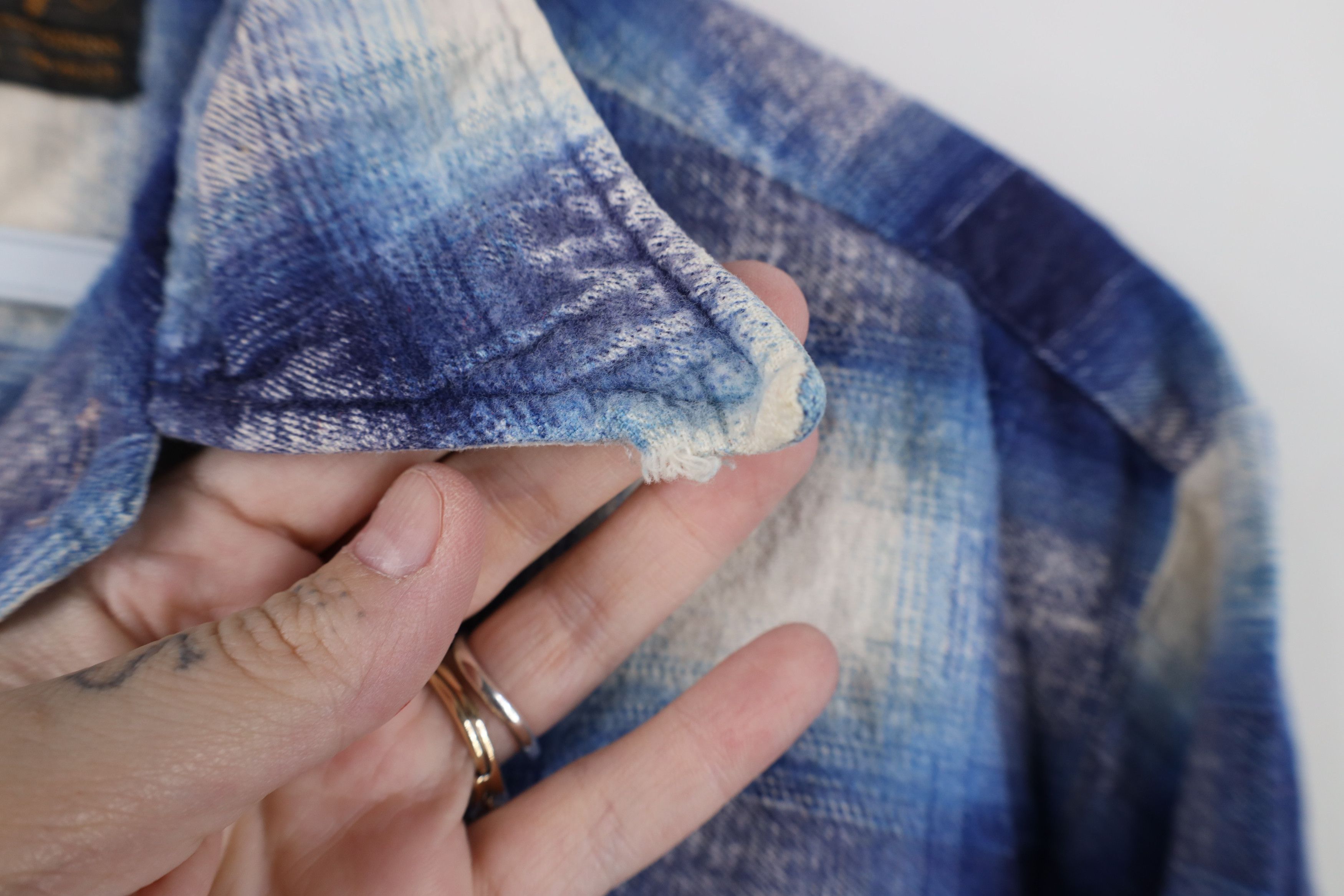 Vintage Vintage 70s Streetwear Flannel Camp Collar Button Shirt Size US S / EU 44-46 / 1 - 7 Thumbnail