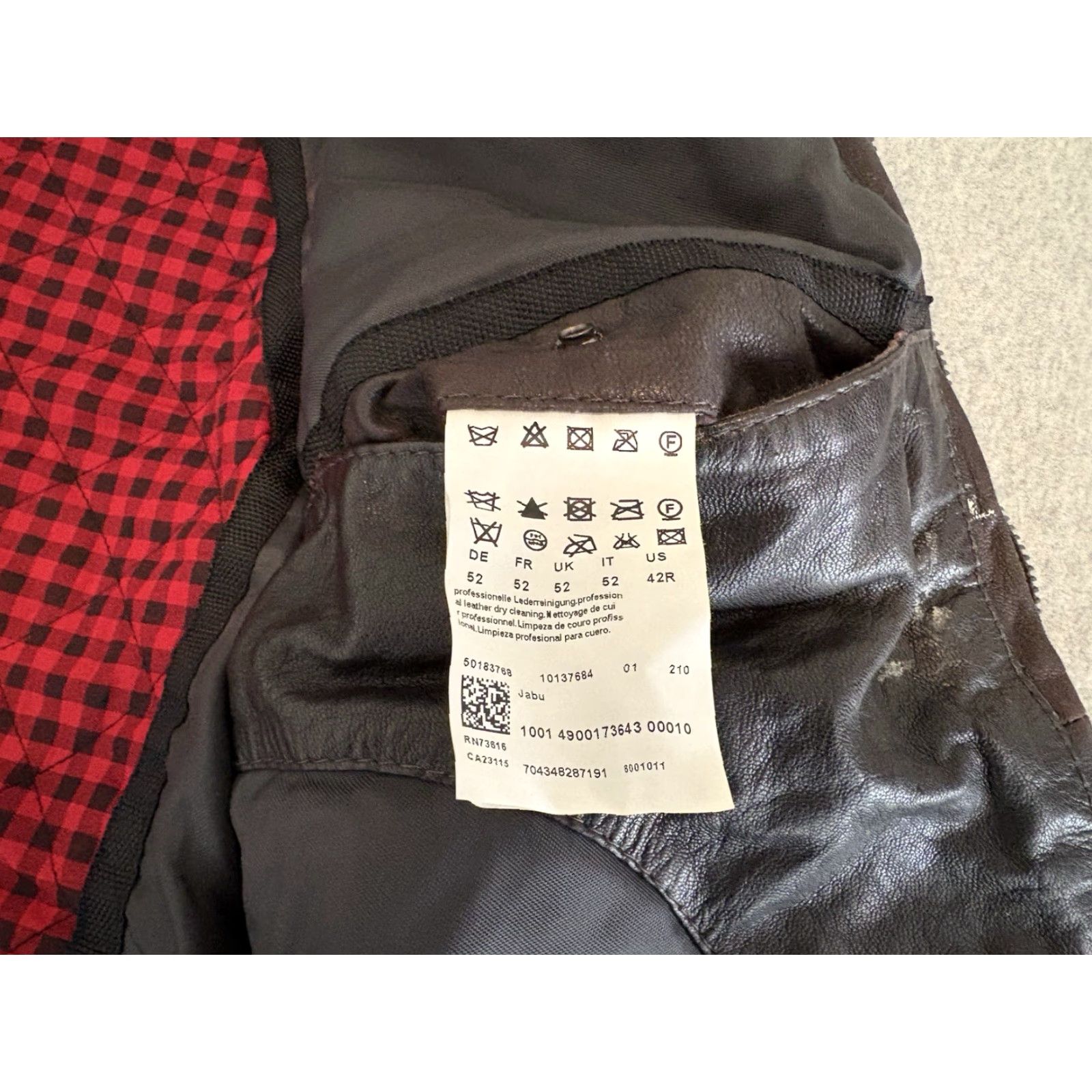 Hugo Boss HUGO BOSS Jacket Black Goat Leather Coat 42R Mens Jacket Zip 42 Black Leather Solid Size US XS / EU 42 / 0 - 5 Thumbnail