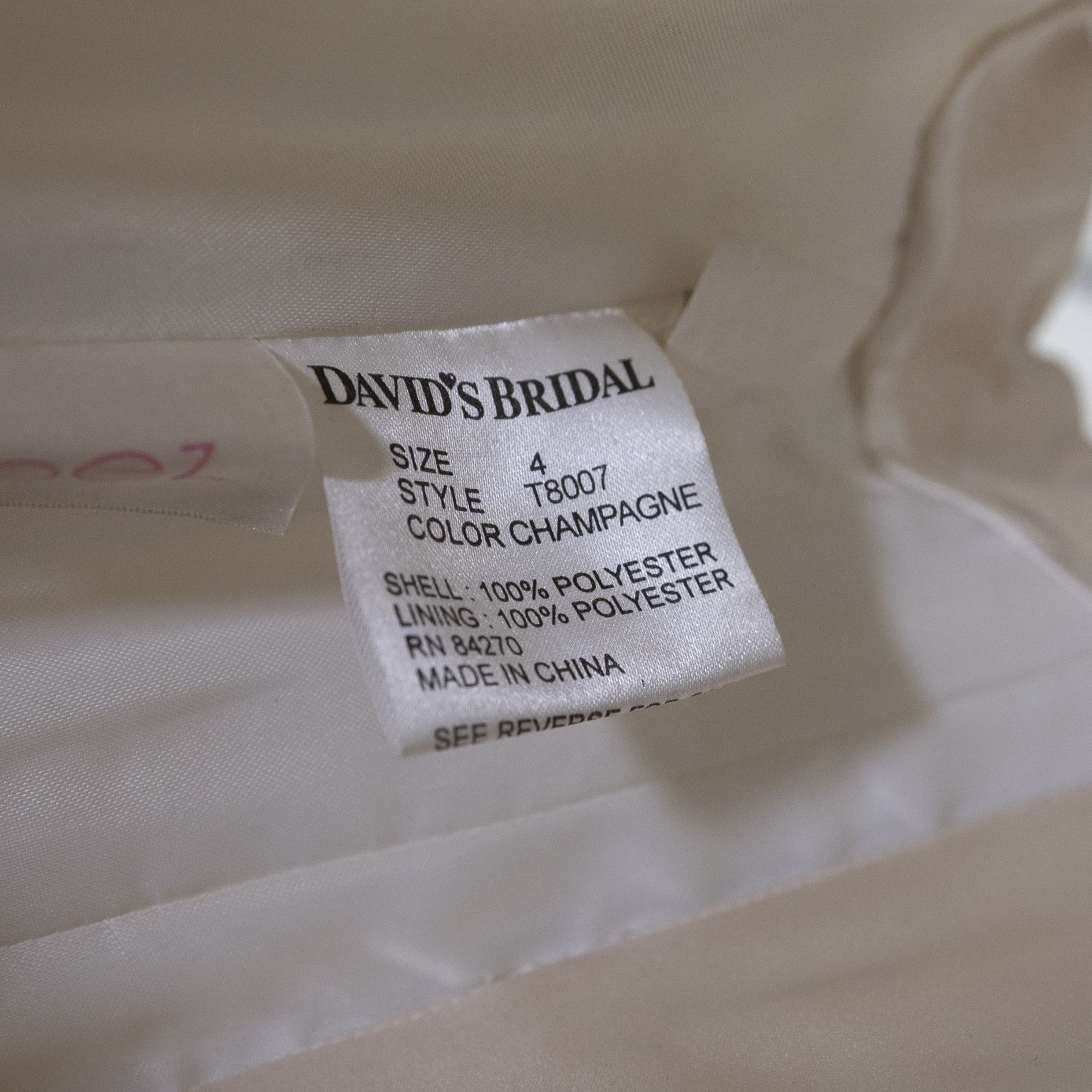 Other St Tropez David's Bridal Style T8007 Crystal Size S / US 4 / IT 40 - 3 Thumbnail