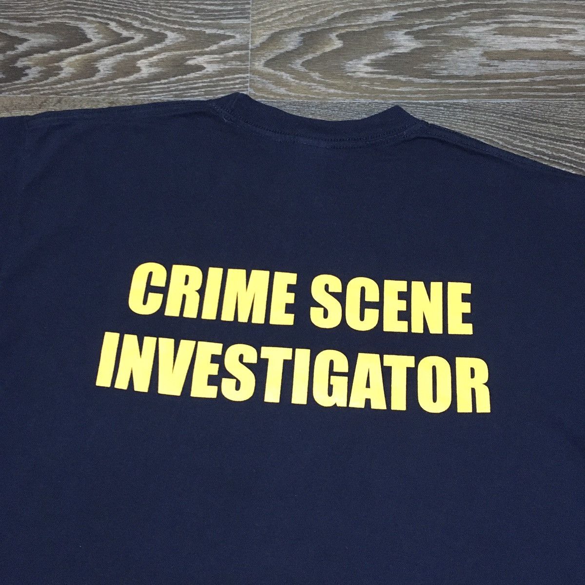 Vintage Vintage CSI New York Crime Scene Investigator T-shirt Size US L / EU 52-54 / 3 - 6 Thumbnail