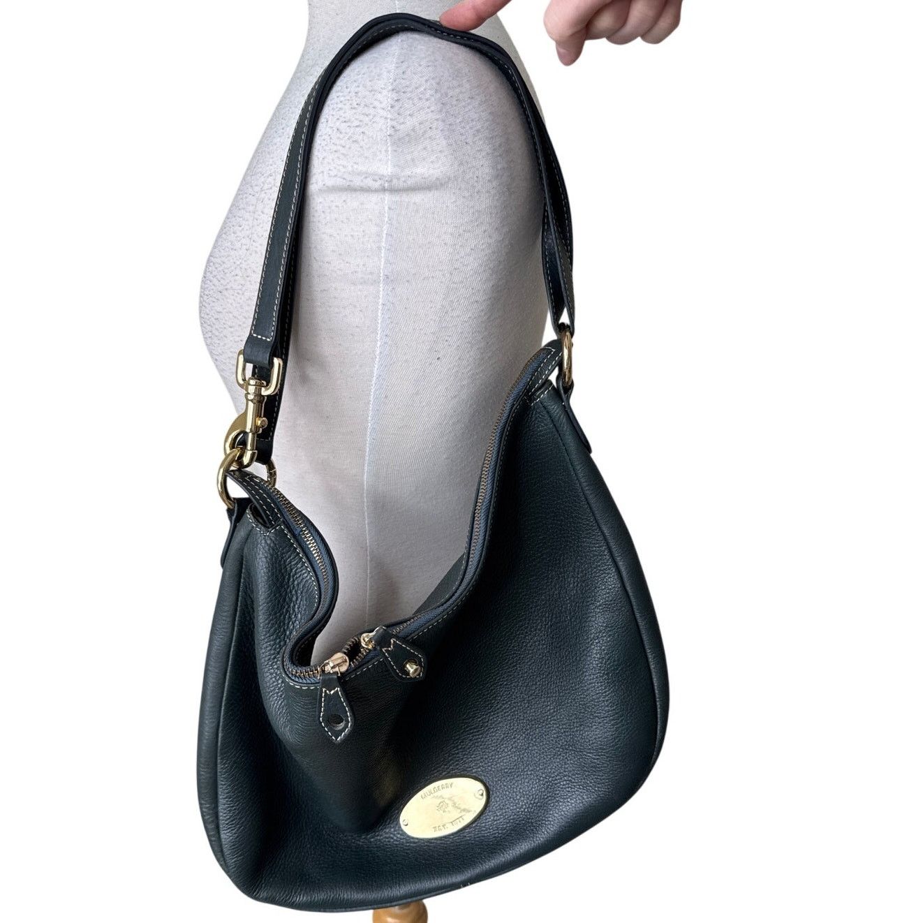 Mulberry Convertible Crossbody Leather Bag Dark Green, Women's