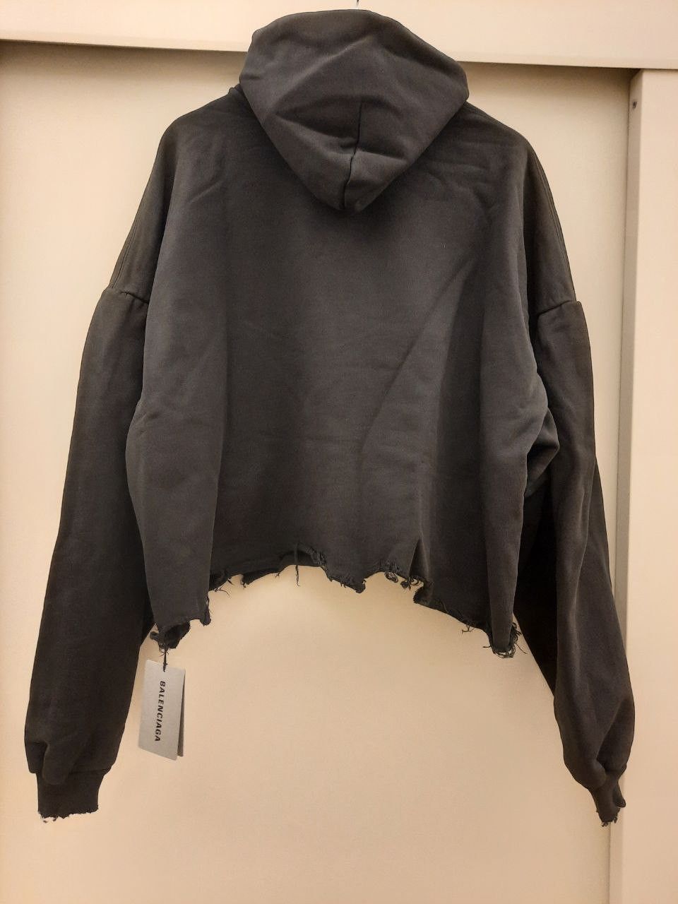 Balenciaga *New* BB Logo Cropped Hoodie Size US S / EU 44-46 / 1 - 2 Thumbnail