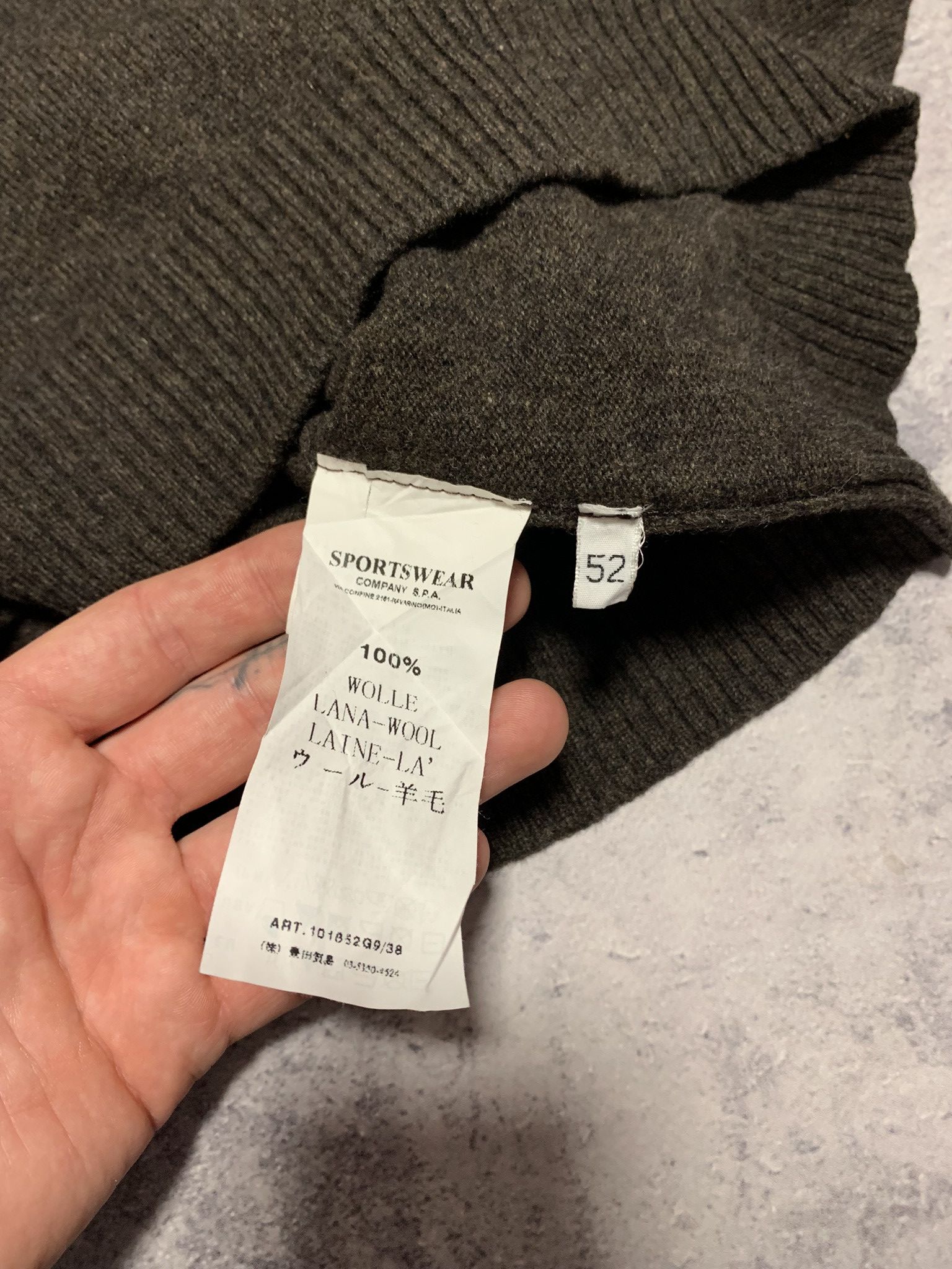 C.P. Company Vintage C.P. Company 100% Wool Sweater Size 52 Size US M / EU 48-50 / 2 - 3 Thumbnail