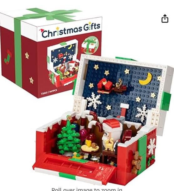 NBDN Nobrandedon Blocks Toy Set, Christmas Tree, Nutcracker, Santa Claus Size ONE SIZE - 1 Thumbnail