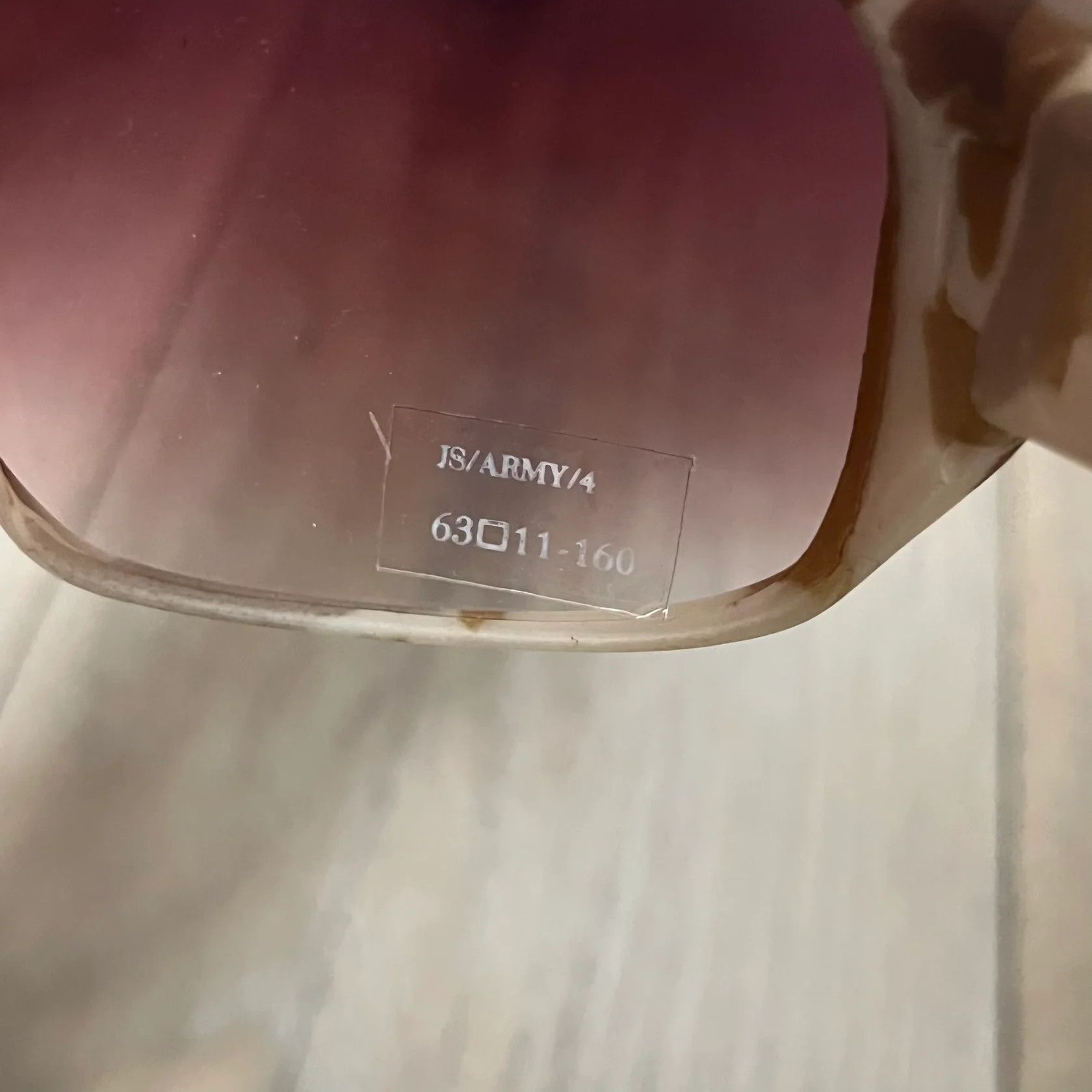 Jeremy Scott × Linda Farrow Jeremy Scott x Linda Farrow SS13 Desert Camo M16 Sunglasses Size ONE SIZE - 7 Thumbnail