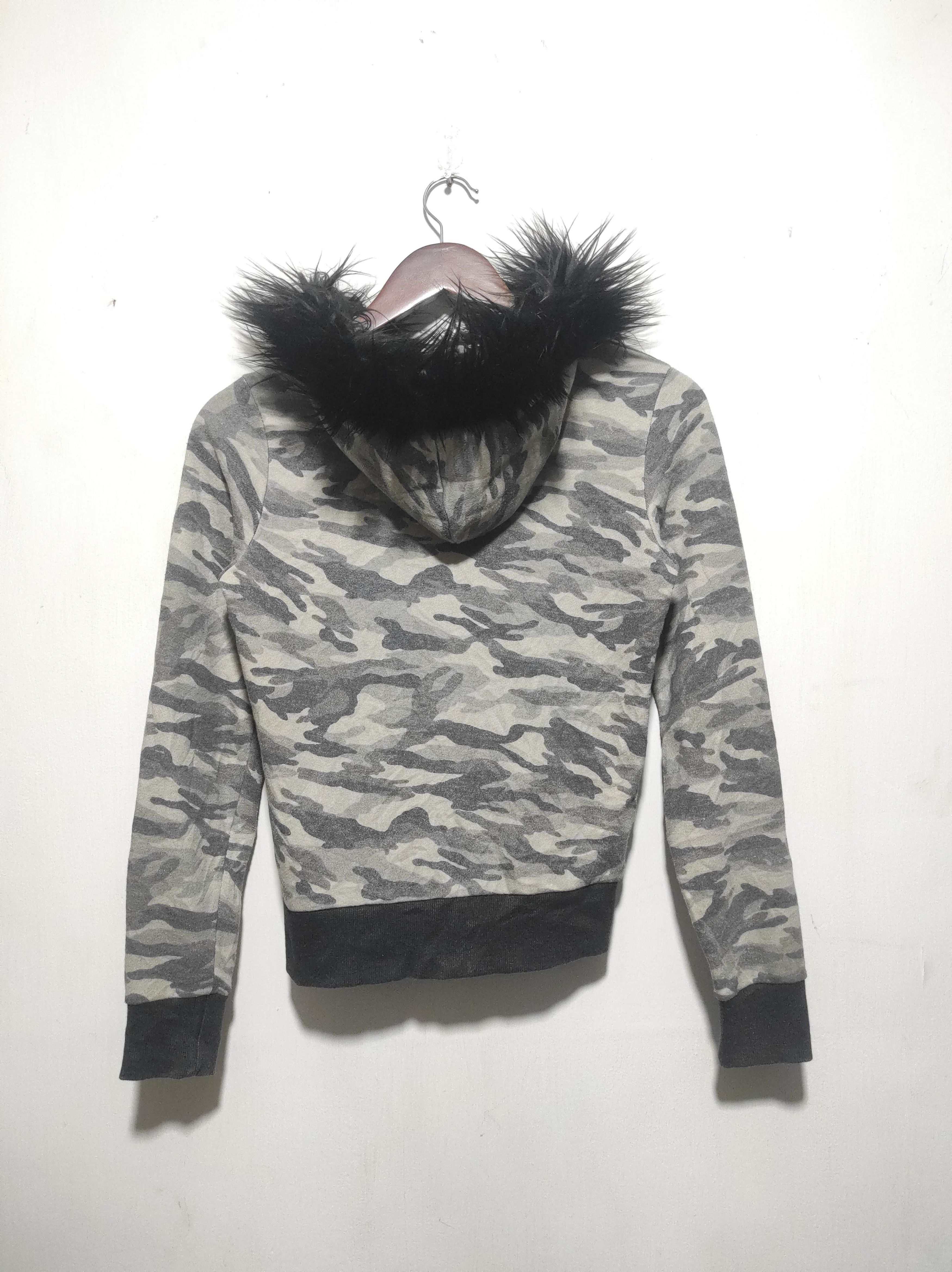 Hysteric Glamour Moncler Camo Fur Zipper Hoodie Size XXS / US 00 / IT 34 - 12 Thumbnail